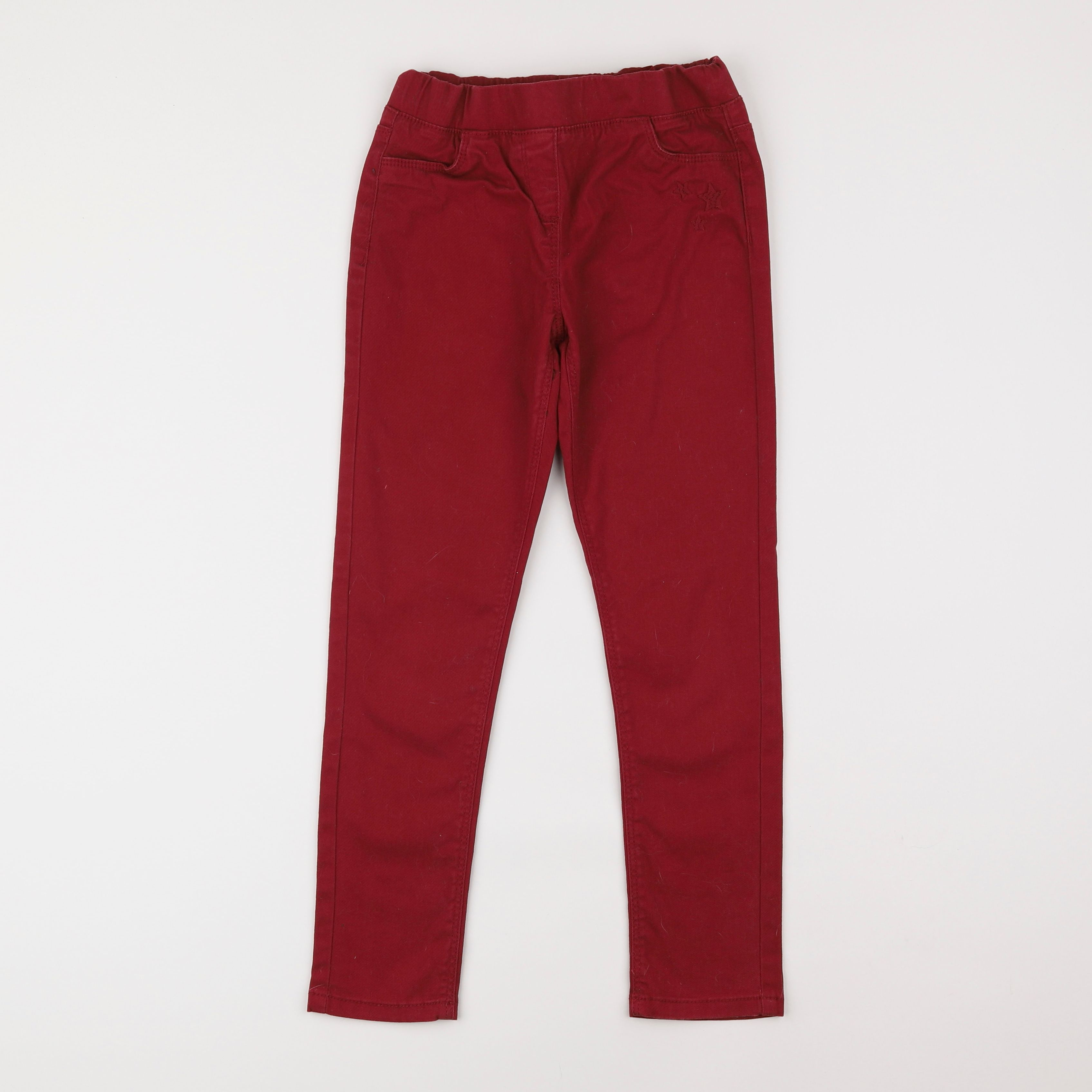 Vertbaudet - jegging rouge - 9 ans