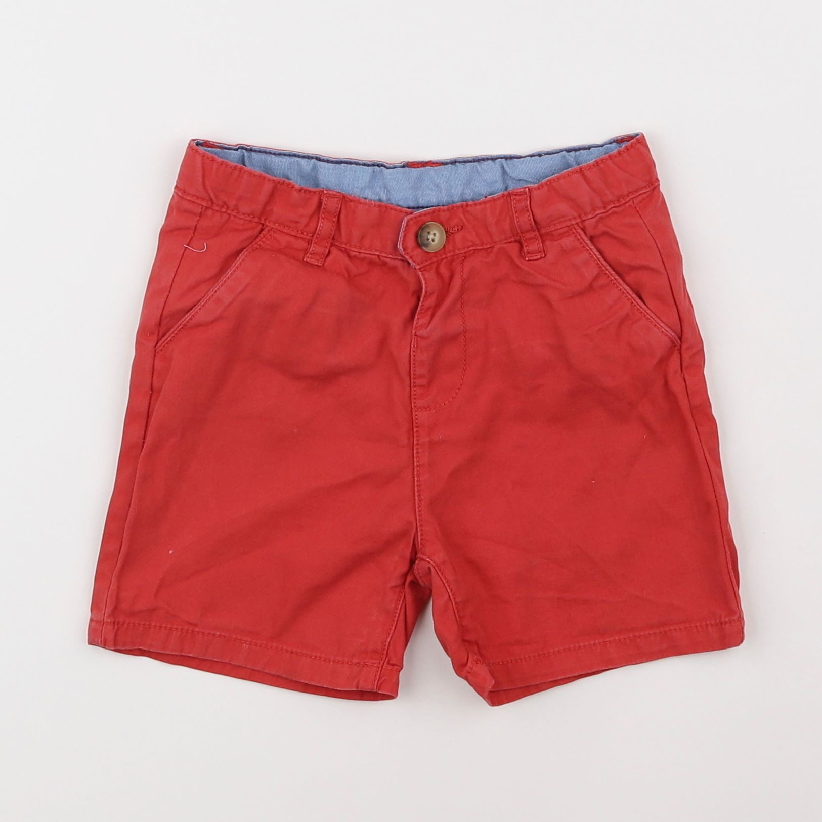 Zara - short rouge - 12/18 mois