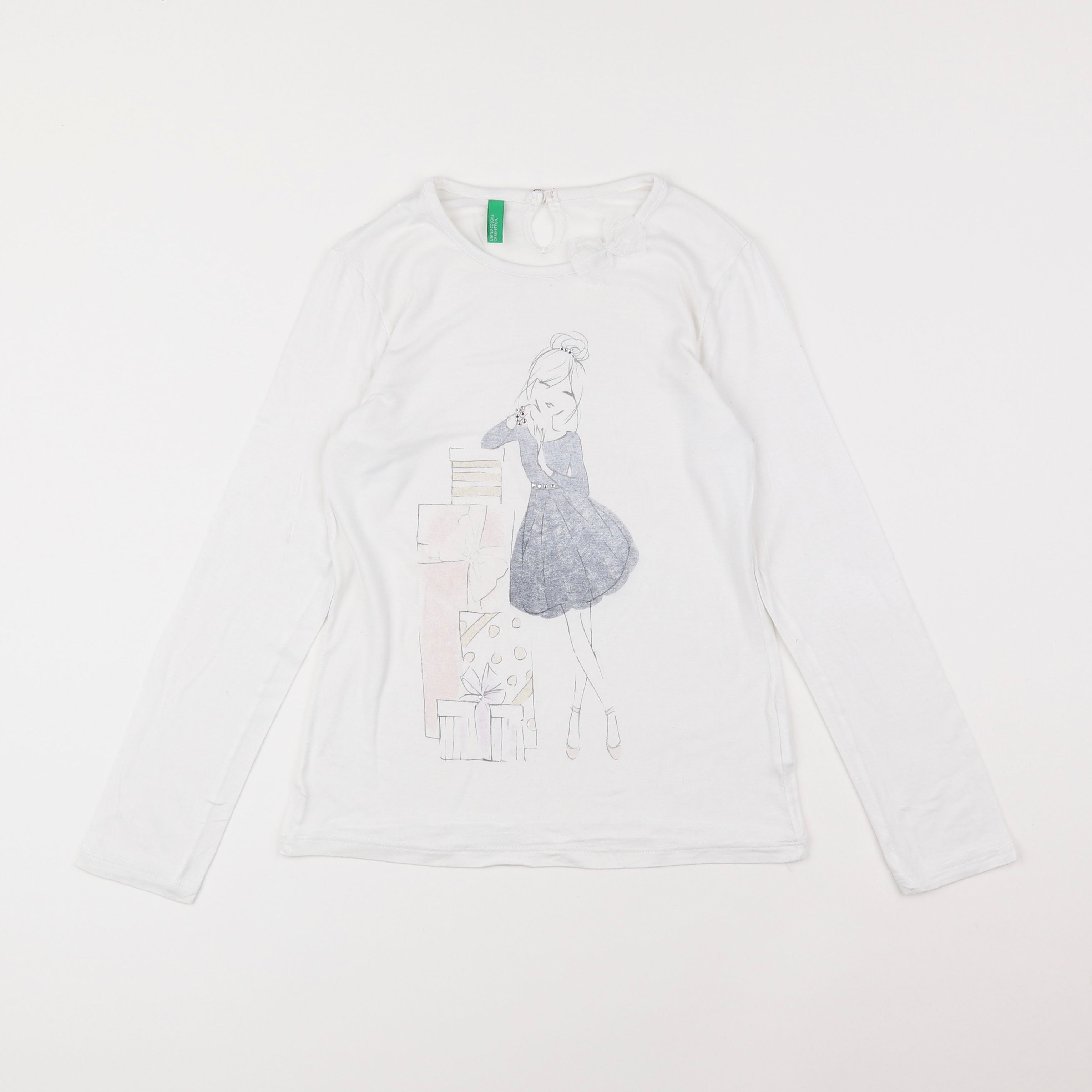 Benetton - tee-shirt blanc - 12 ans