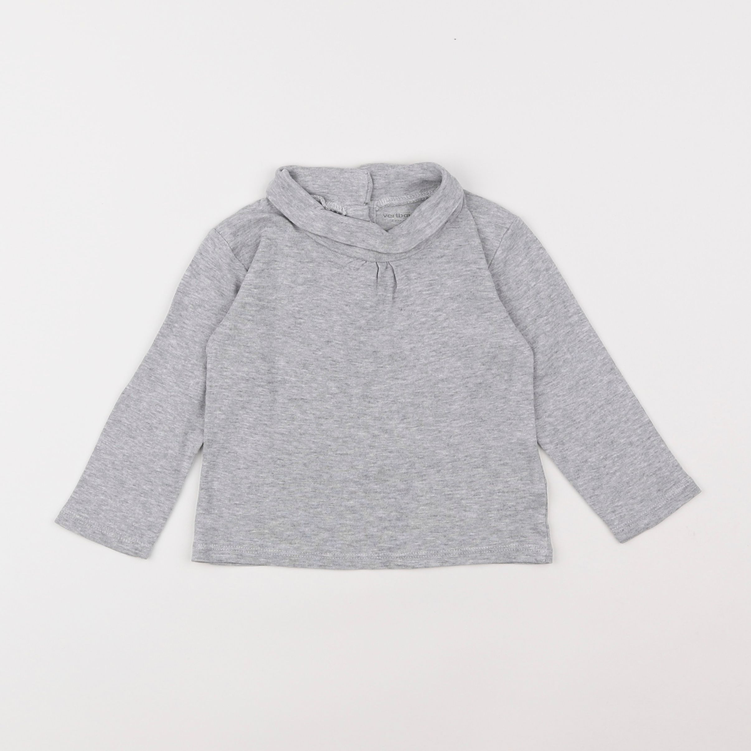 Vertbaudet - sous-pull gris - 2 ans