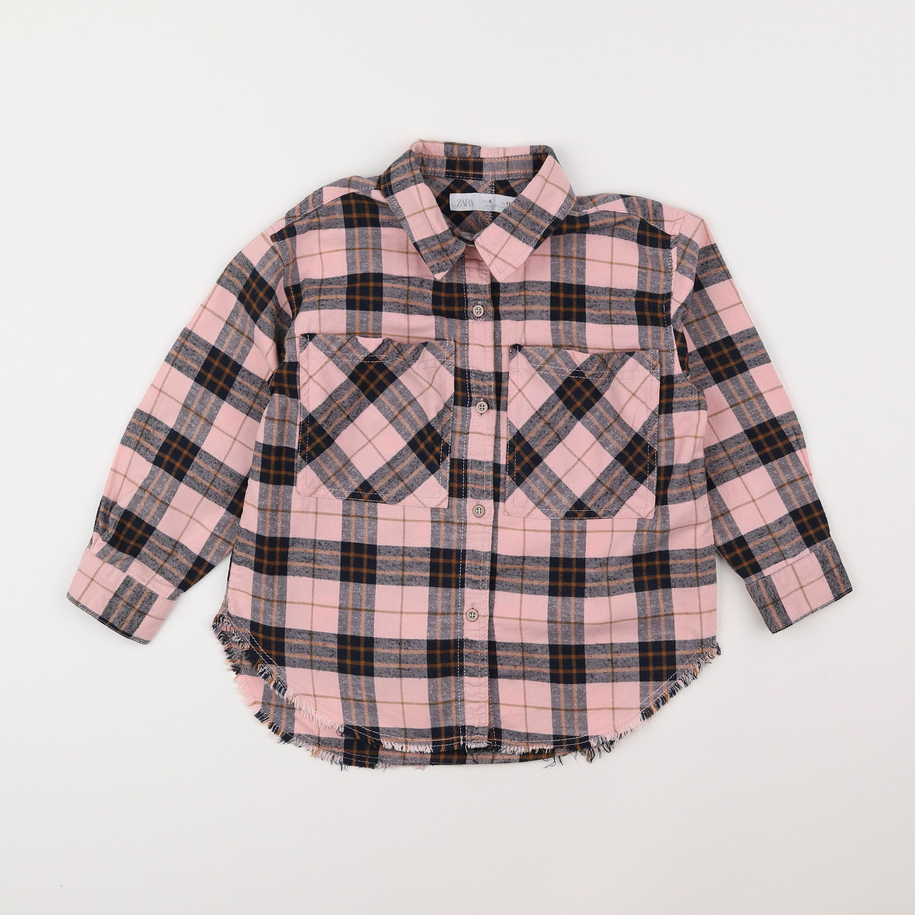 Zara - chemise noir, rose - 6 ans