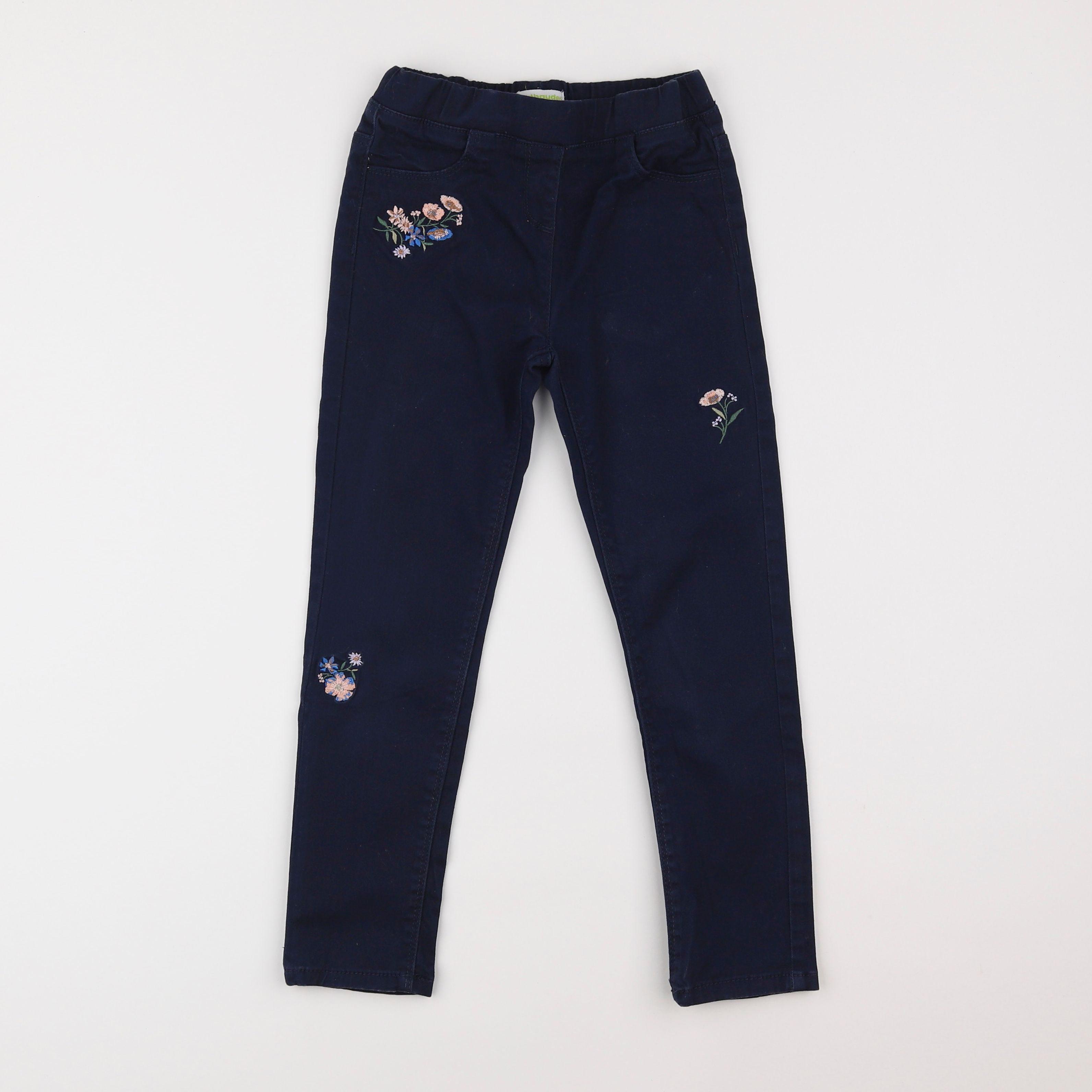 Vertbaudet - jegging bleu - 7 ans