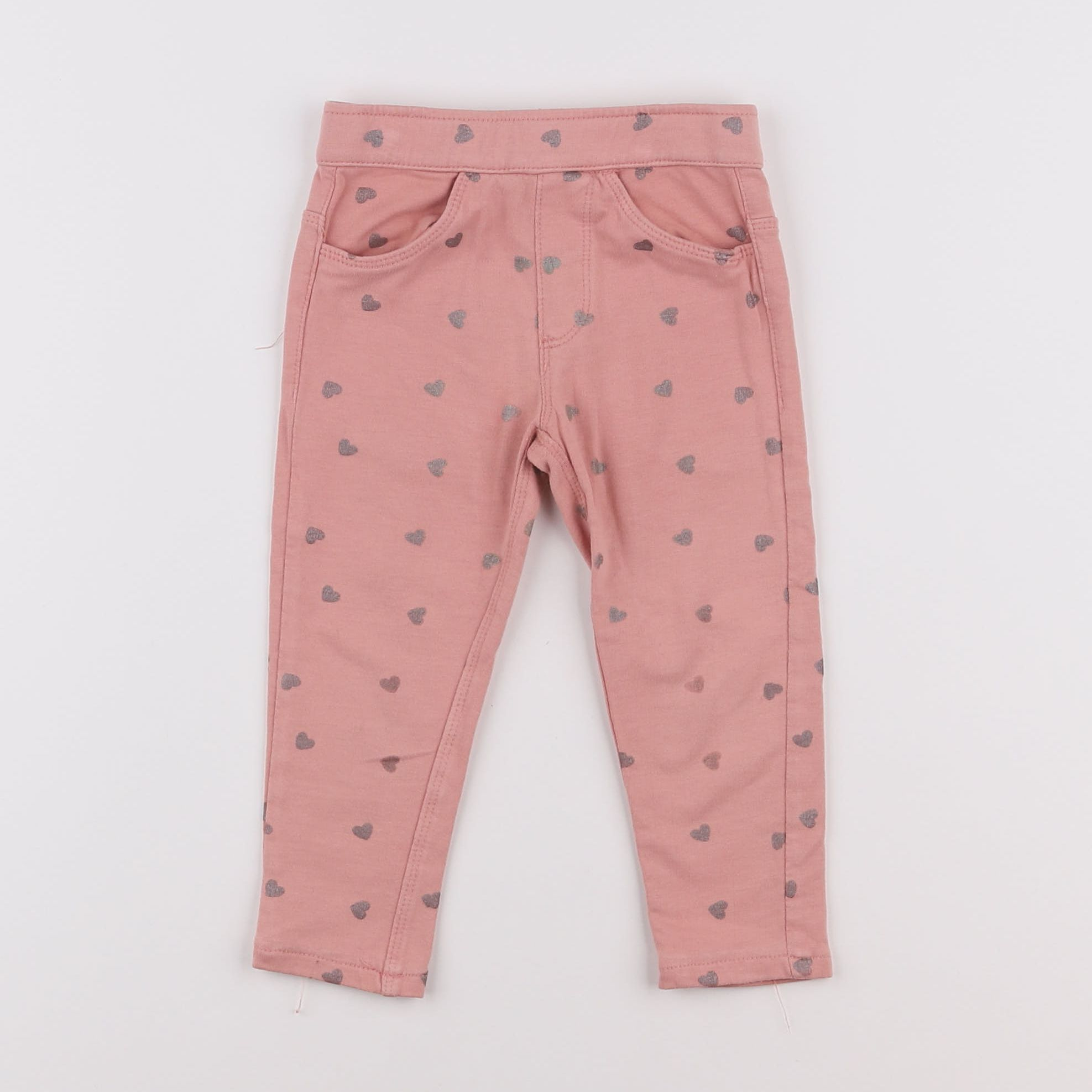 Vertbaudet - jegging rose - 2 ans