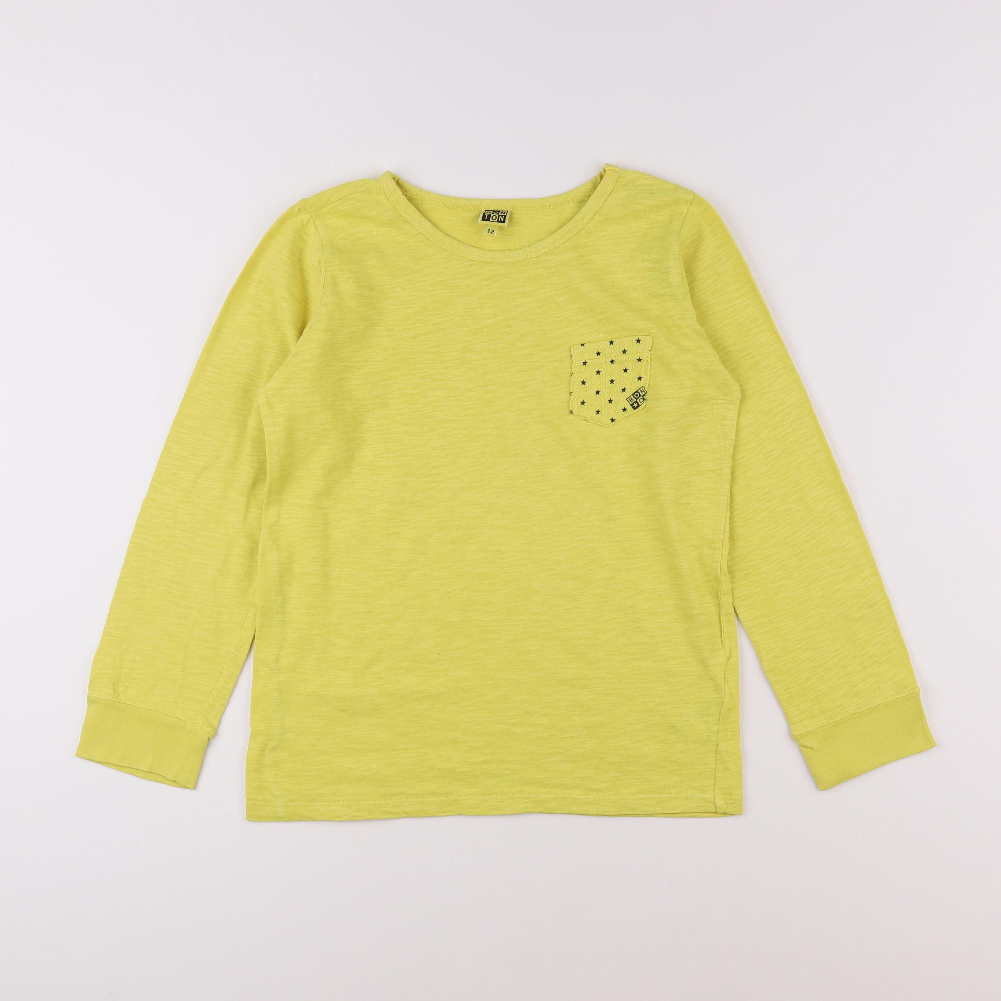 Bonton - tee-shirt jaune - 12 ans