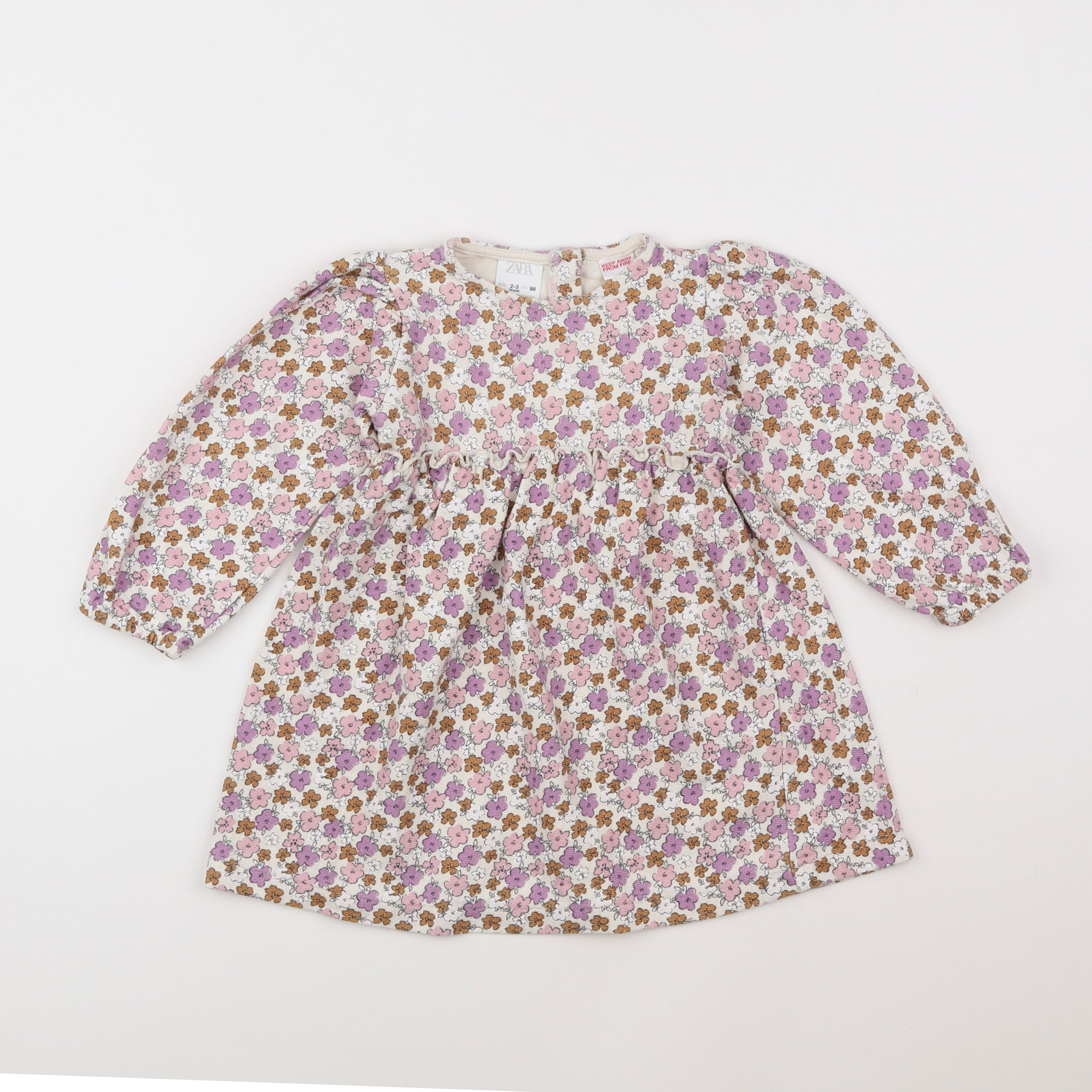 Zara - robe multicolore - 2/3 ans