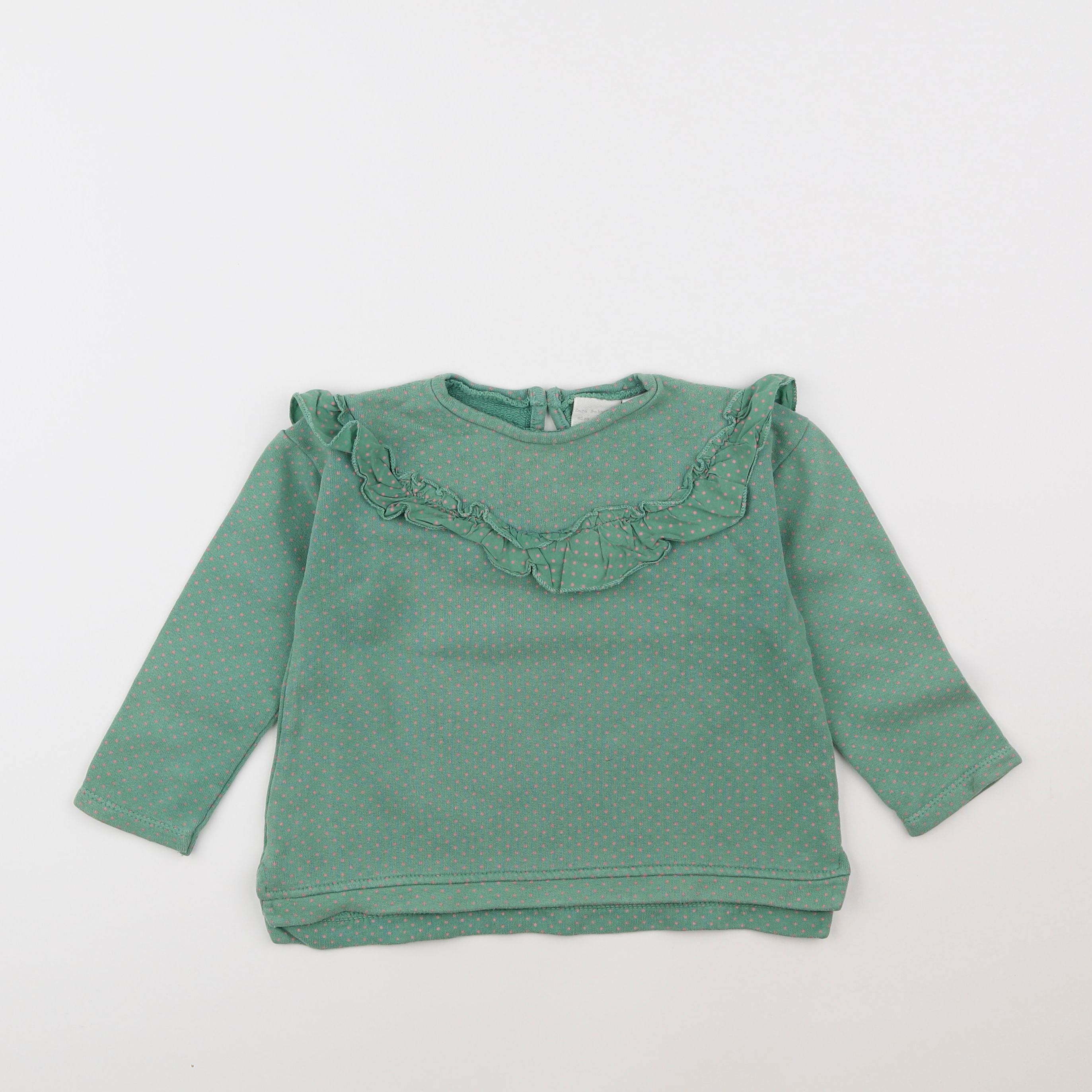 Zara - sweat vert - 18 mois à 2 ans