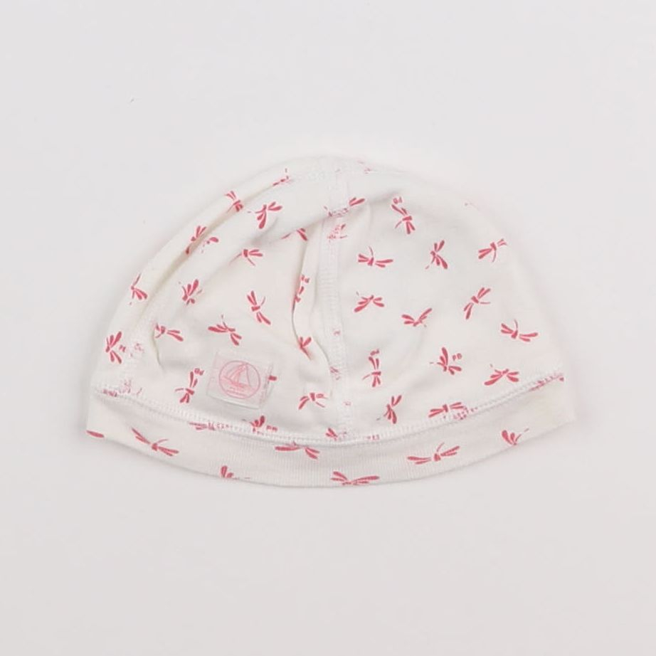 Petit Bateau - bonnet blanc - 1 mois