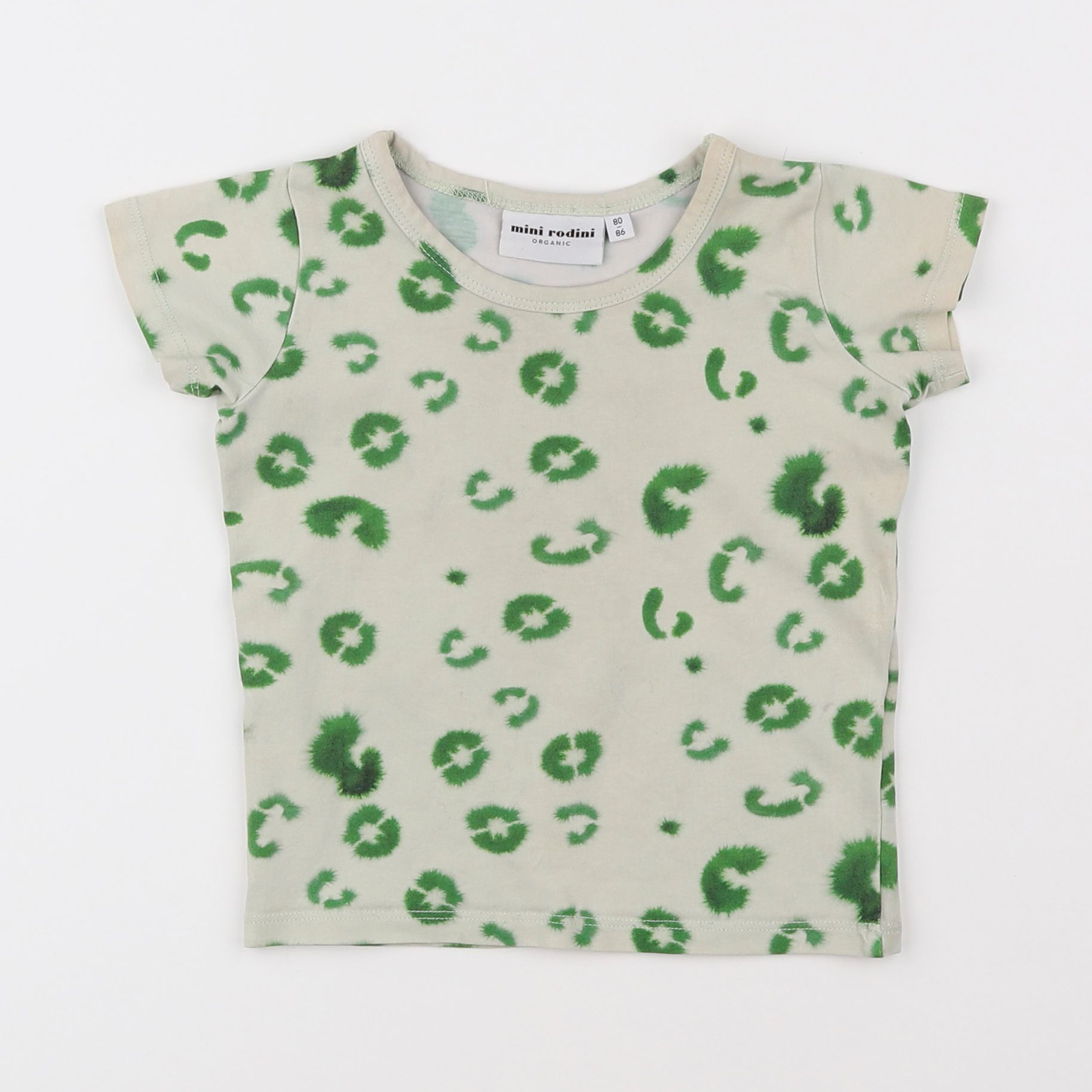 Mini Rodini - tee-shirt vert - 3/4 ans