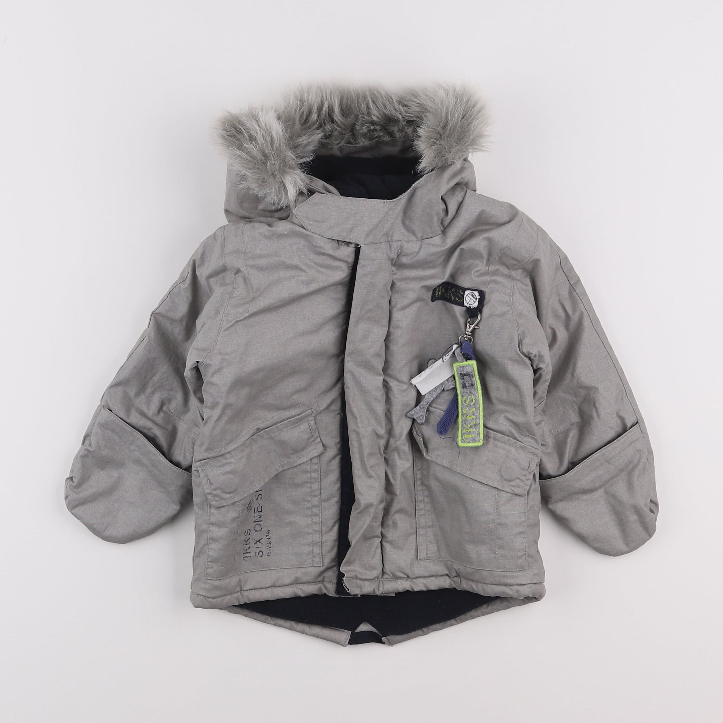 IKKS - manteau gris - 6 mois