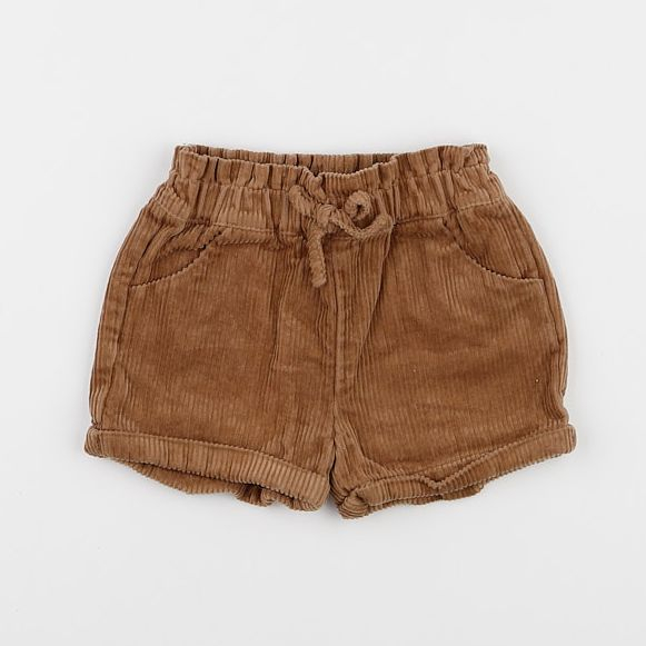 Vertbaudet - short marron - 9 mois