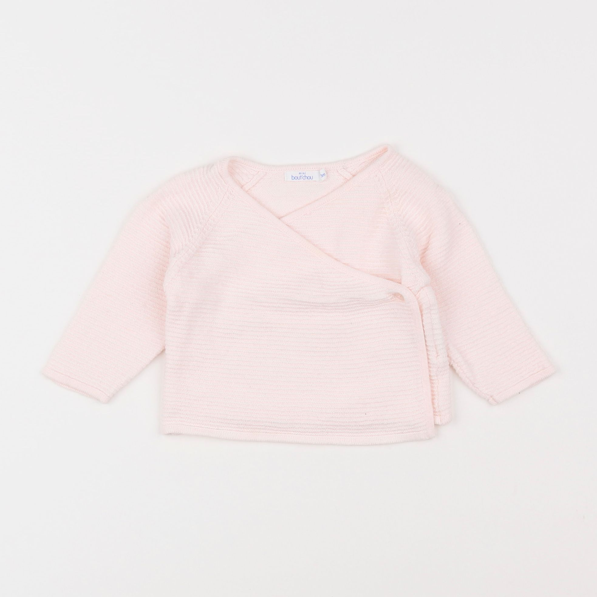 Boutchou - gilet rose - 3 mois