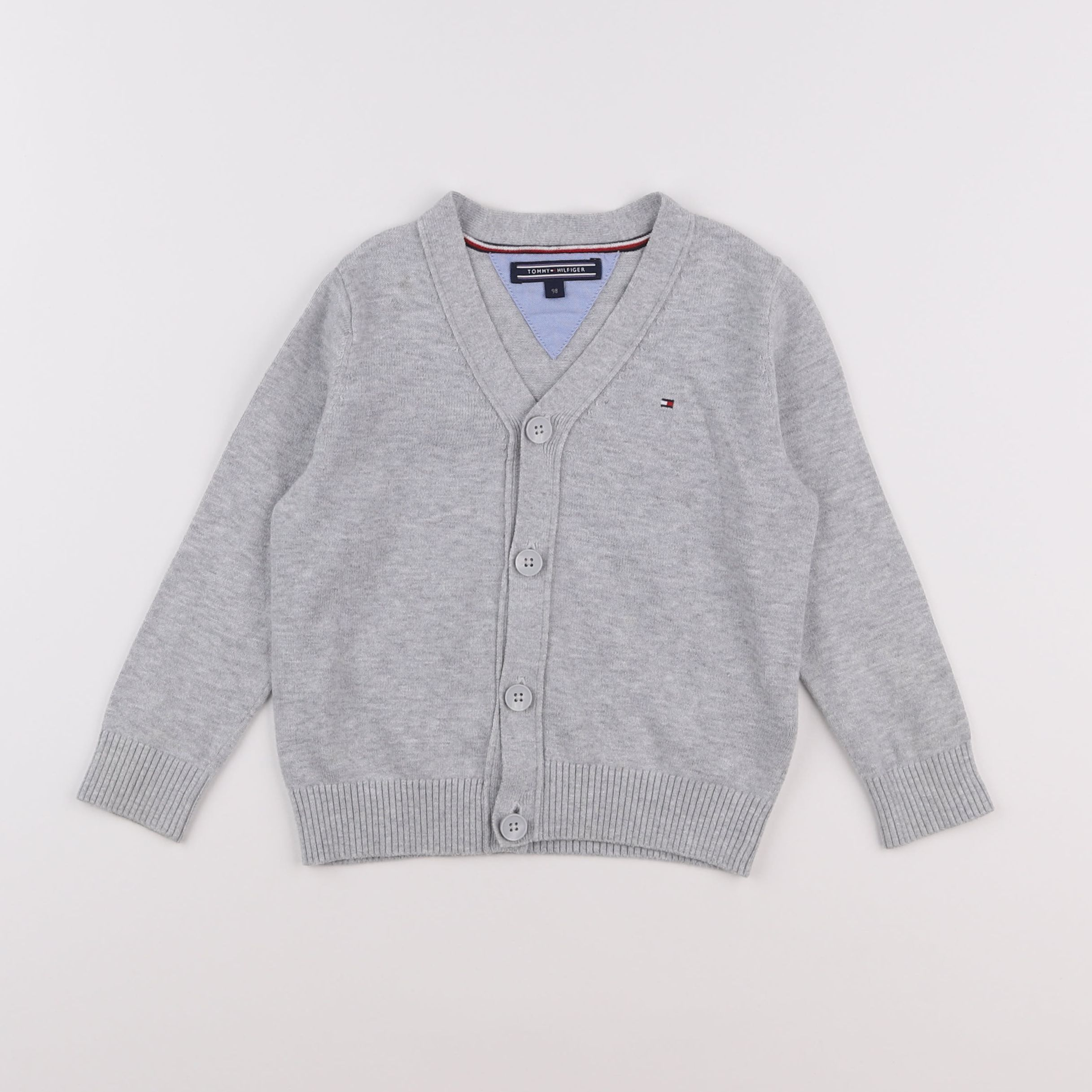 Tommy Hilfiger - gilet gris - 3 ans