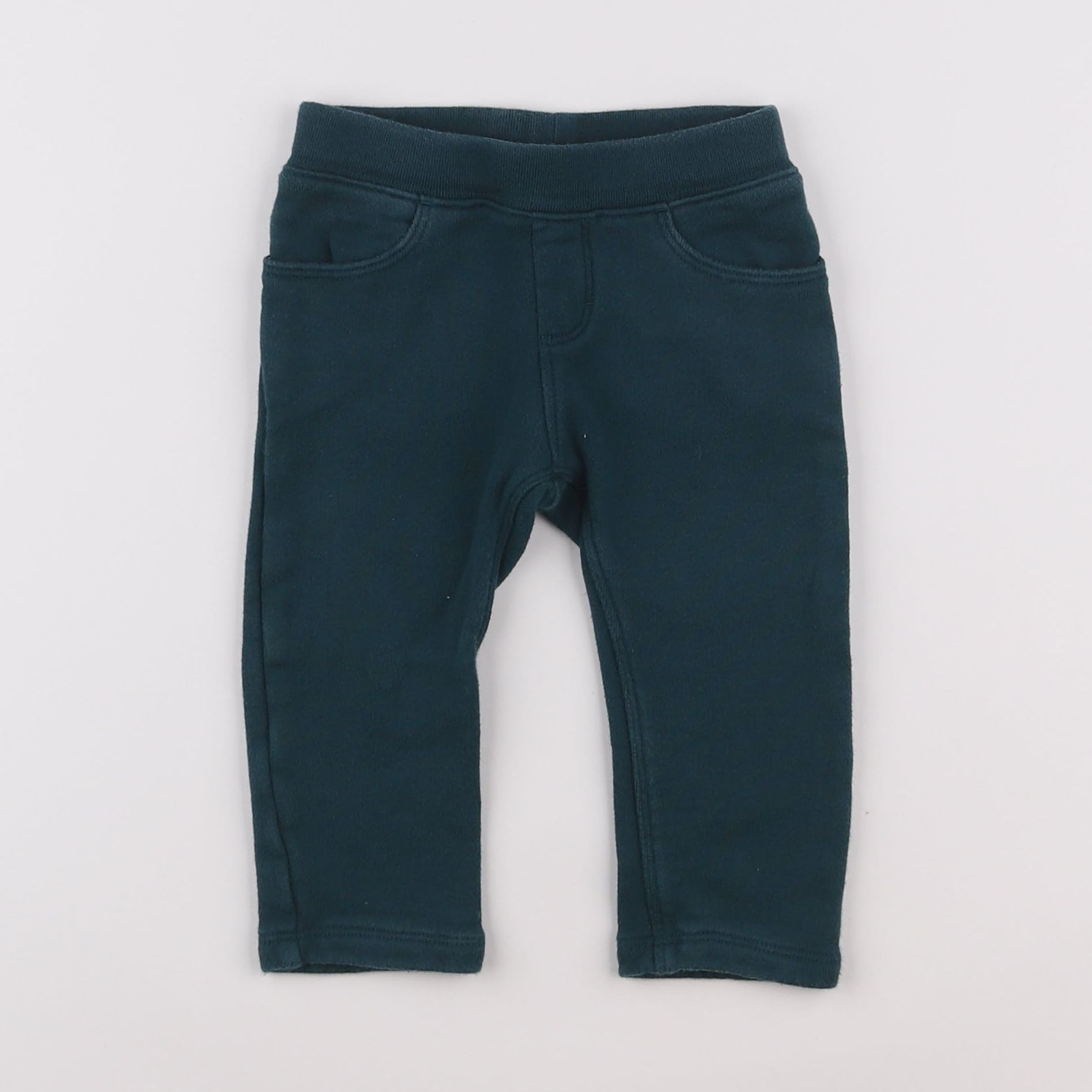 Petit Bateau - pantalon vert - 12 mois