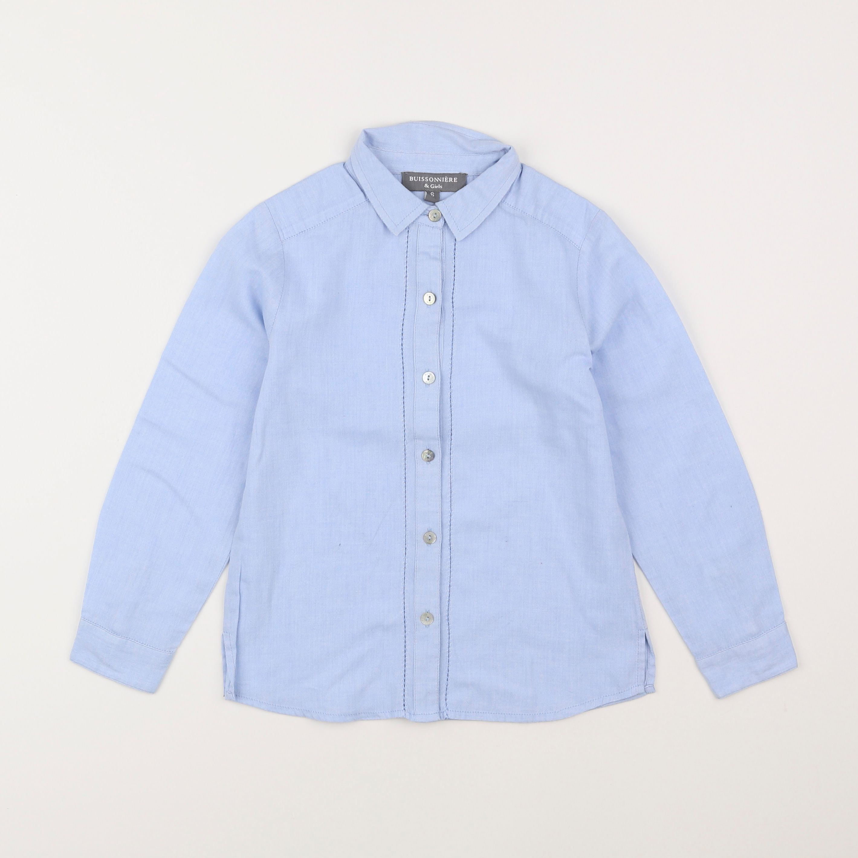 Buissonnière - chemise bleu - 6 ans