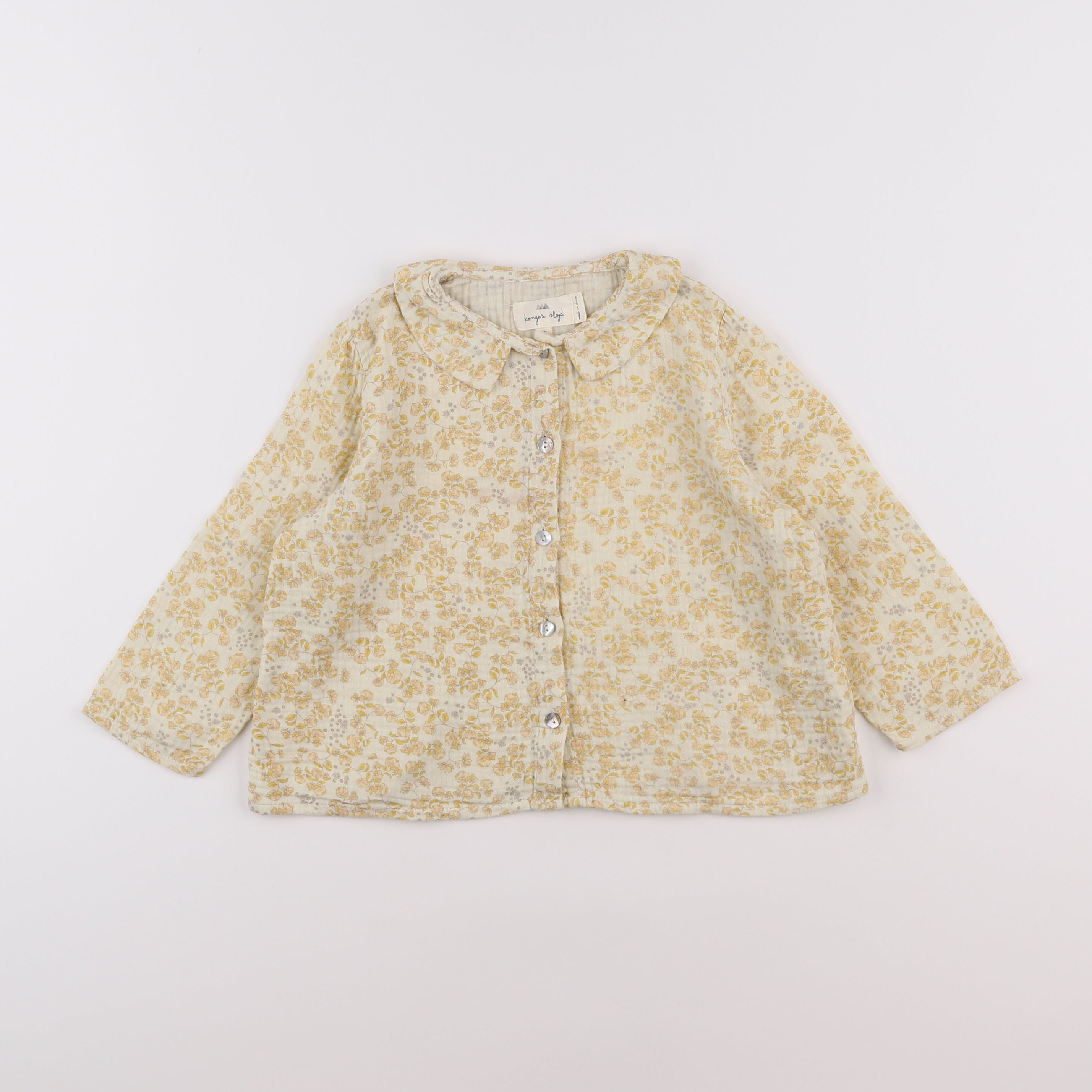 Konges slojd - blouse jaune - 2 ans