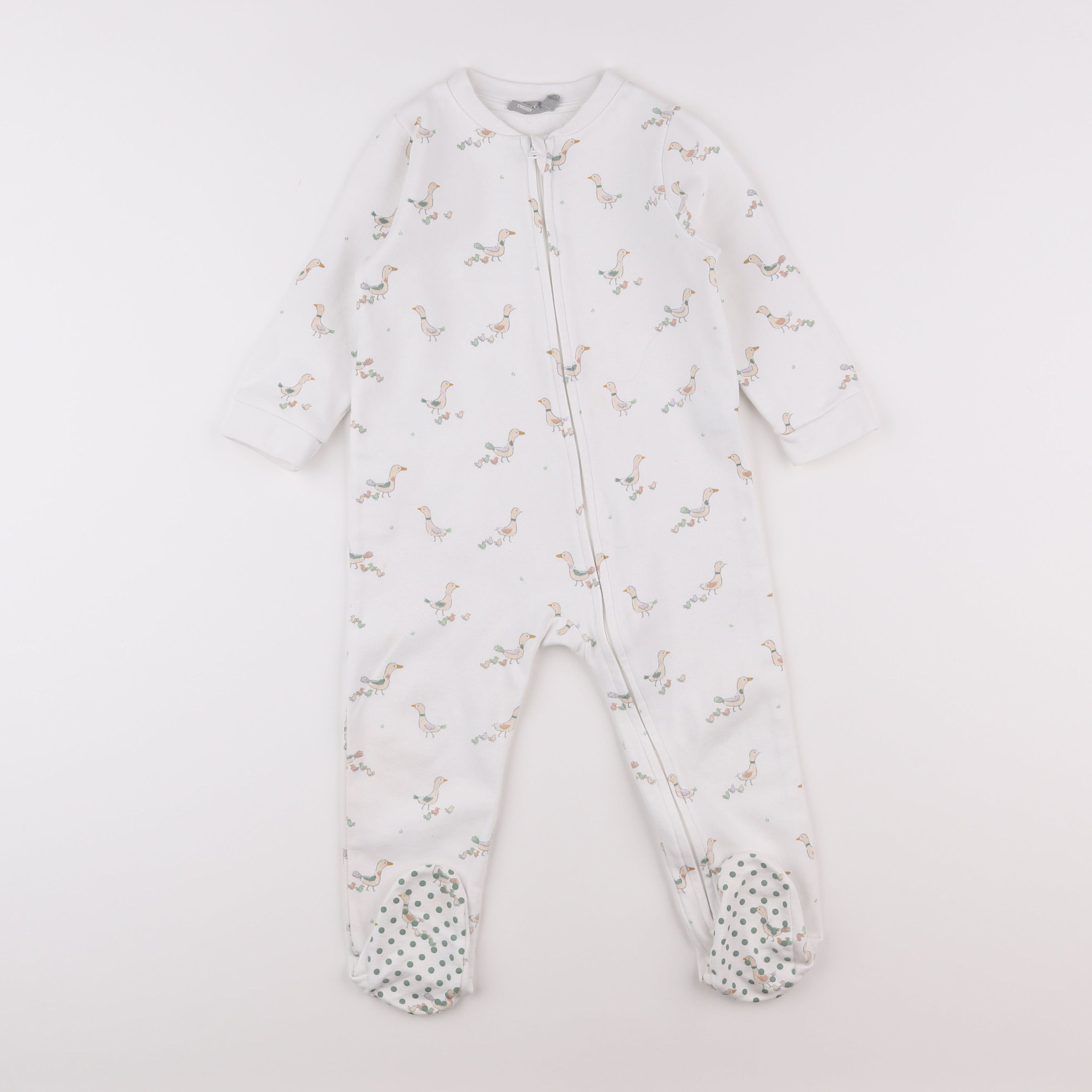 Boutchou - pyjama coton blanc - 2 ans