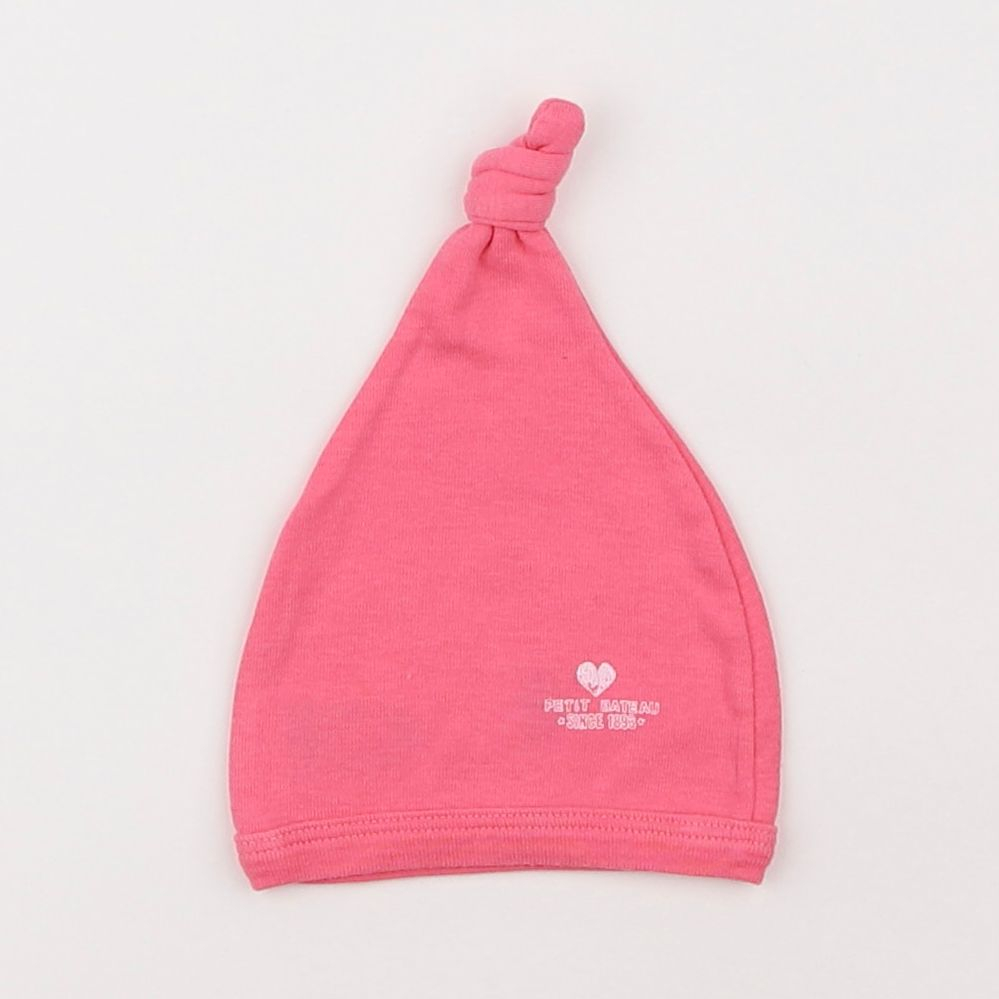 Petit Bateau - bonnet de naissance rose - 0/1 mois