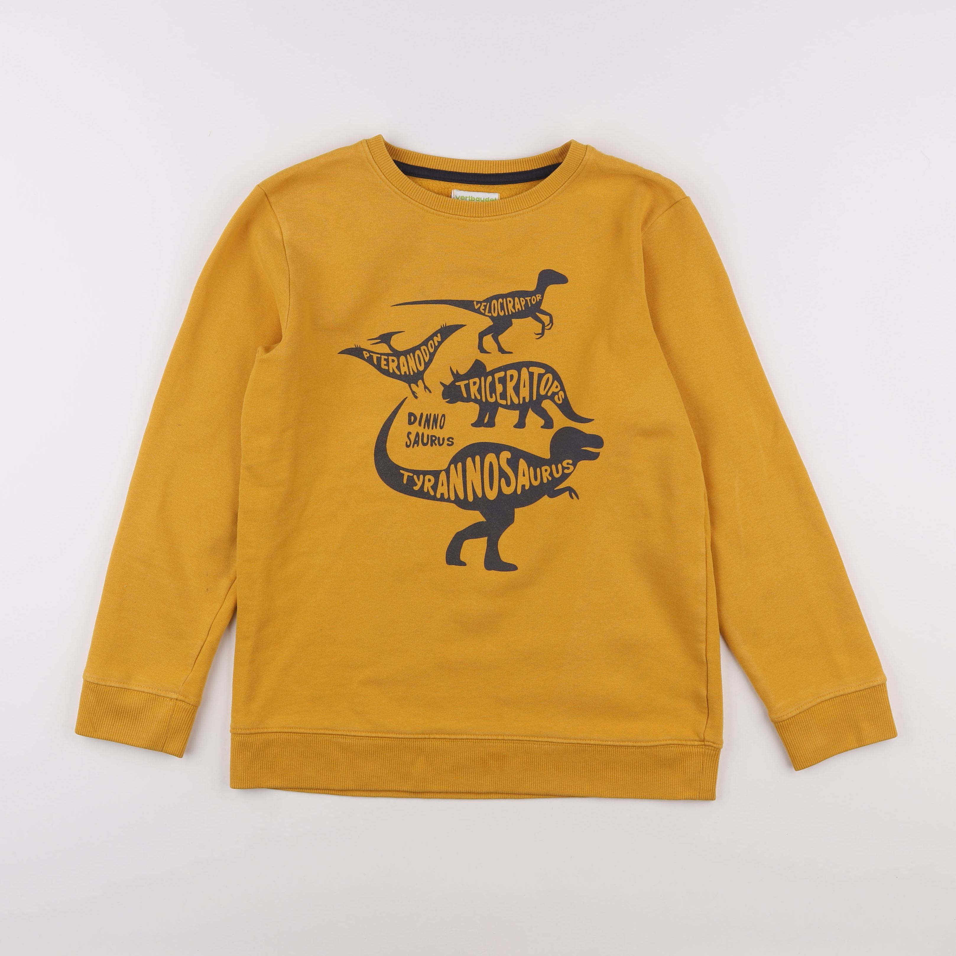 Vertbaudet - sweat jaune - 12 ans