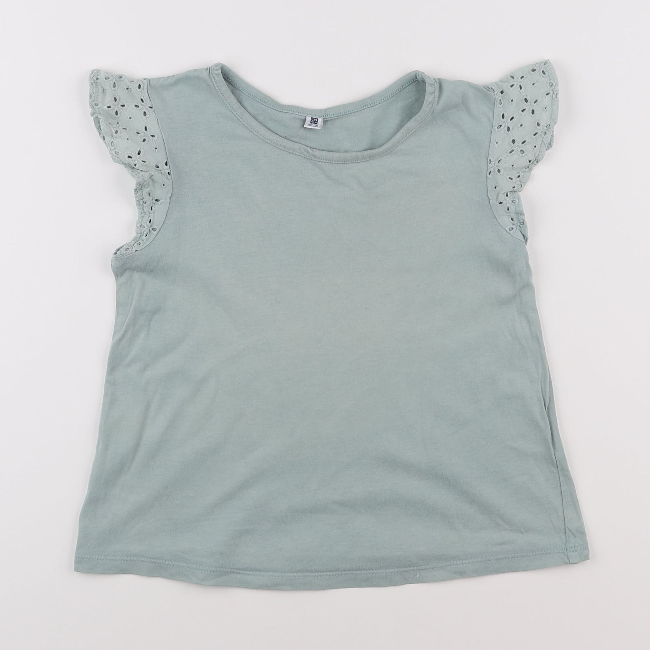 Uniqlo - tee-shirt vert - 5/6 ans