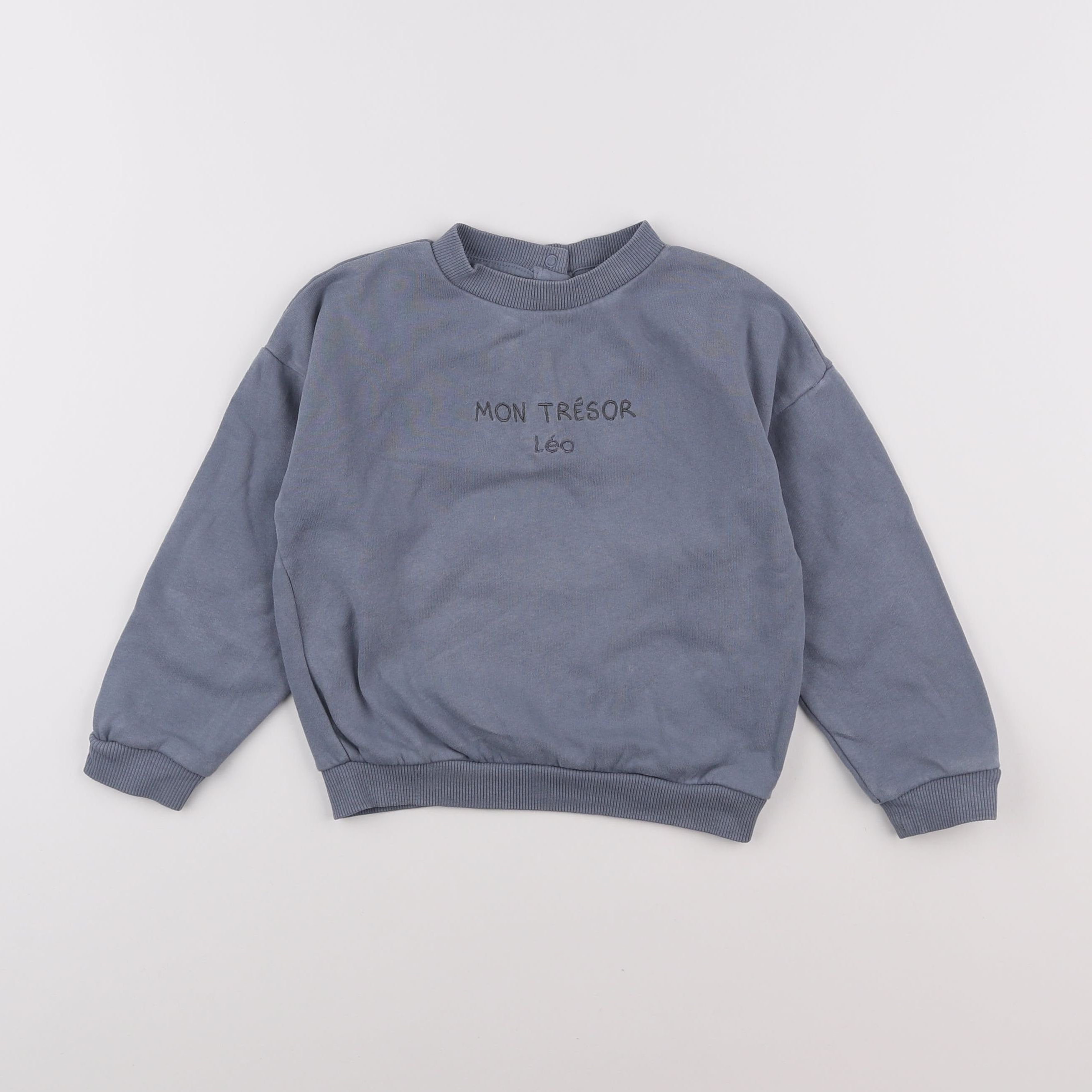 Vertbaudet - sweat bleu - 3 ans