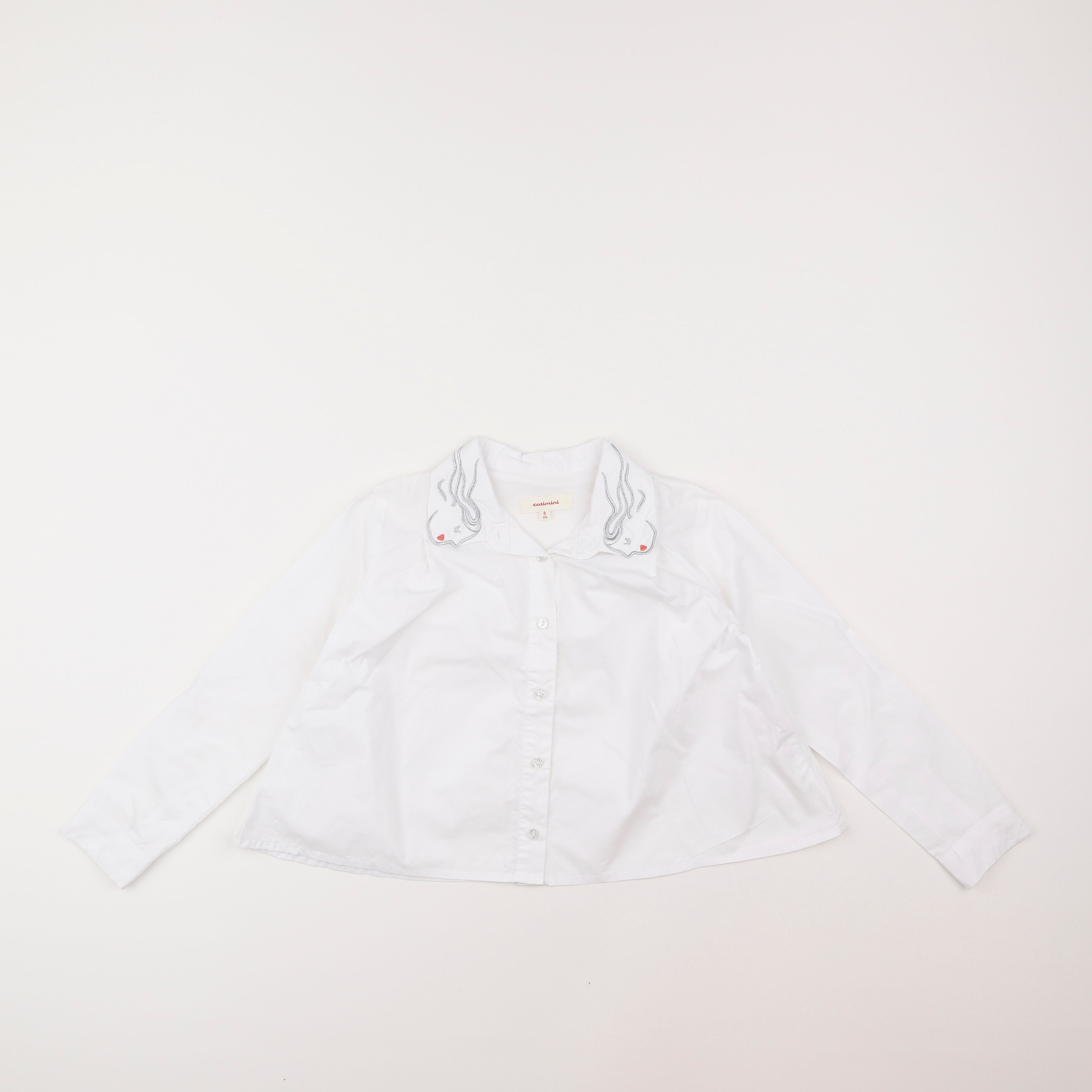 Catimini - chemise blanc - 6 ans