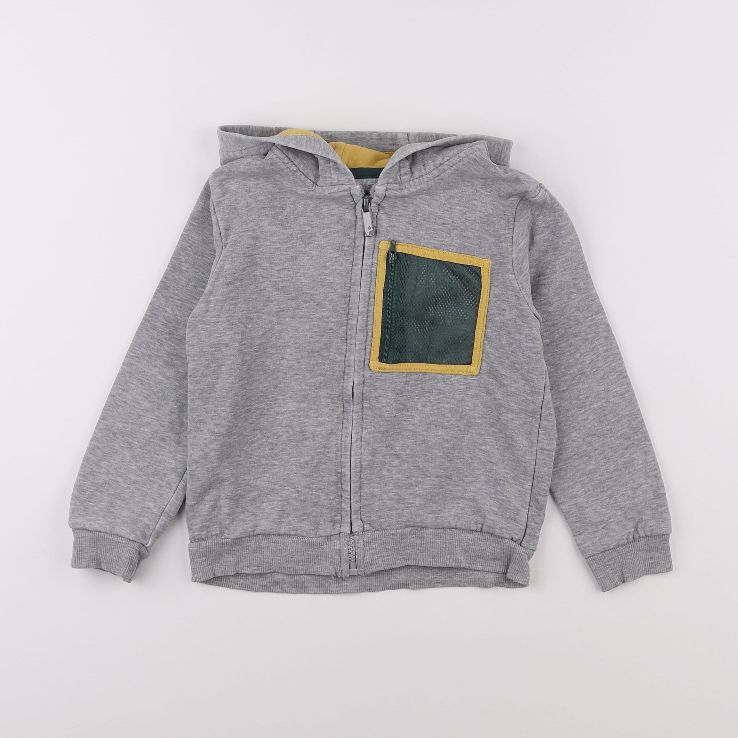 Vertbaudet - sweat gris - 5 ans