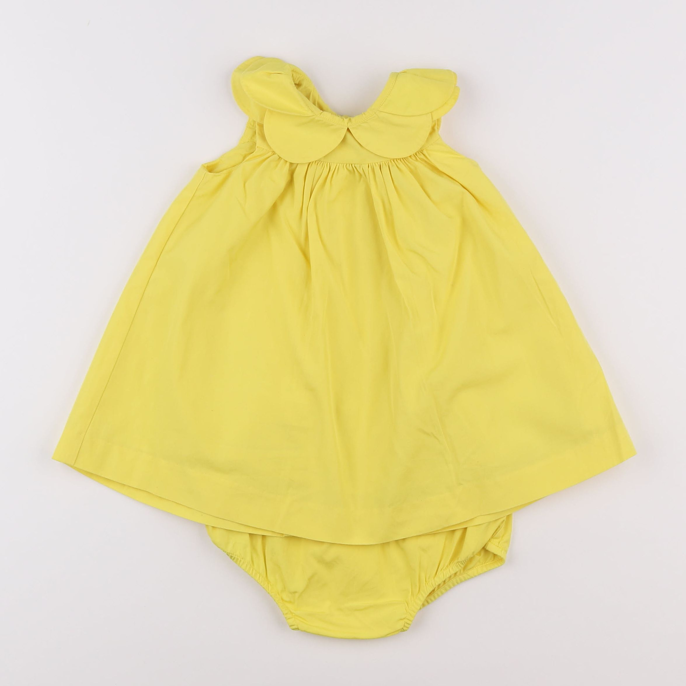 Jacadi - robe jaune - 12 mois