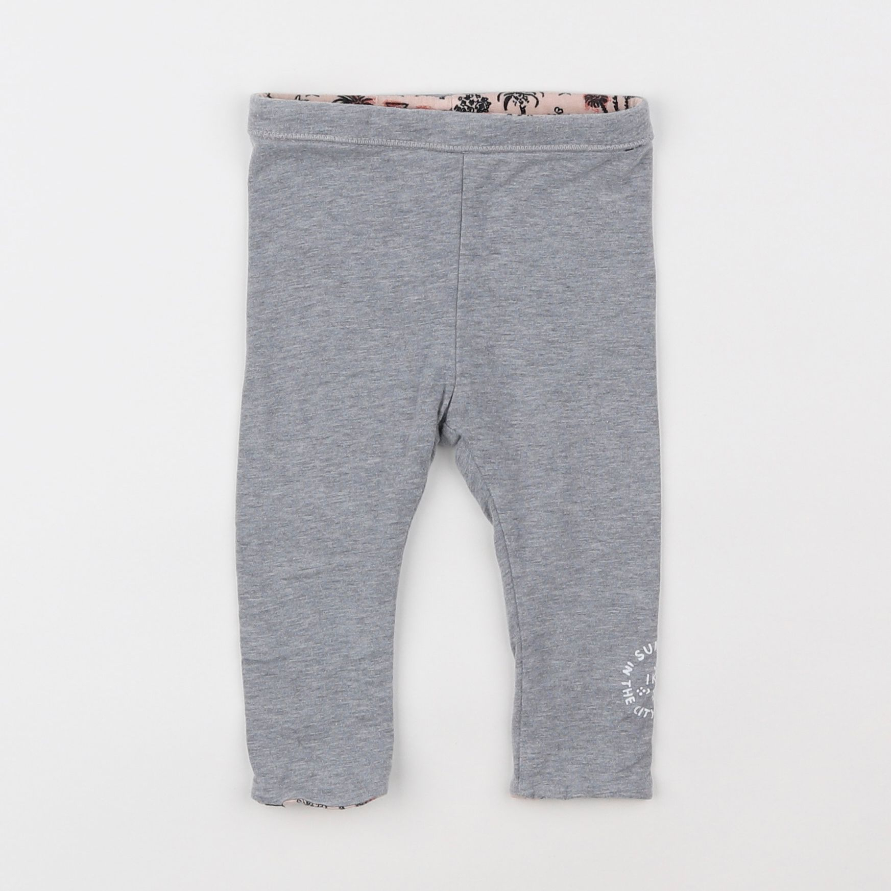 IKKS - legging gris - 12 mois