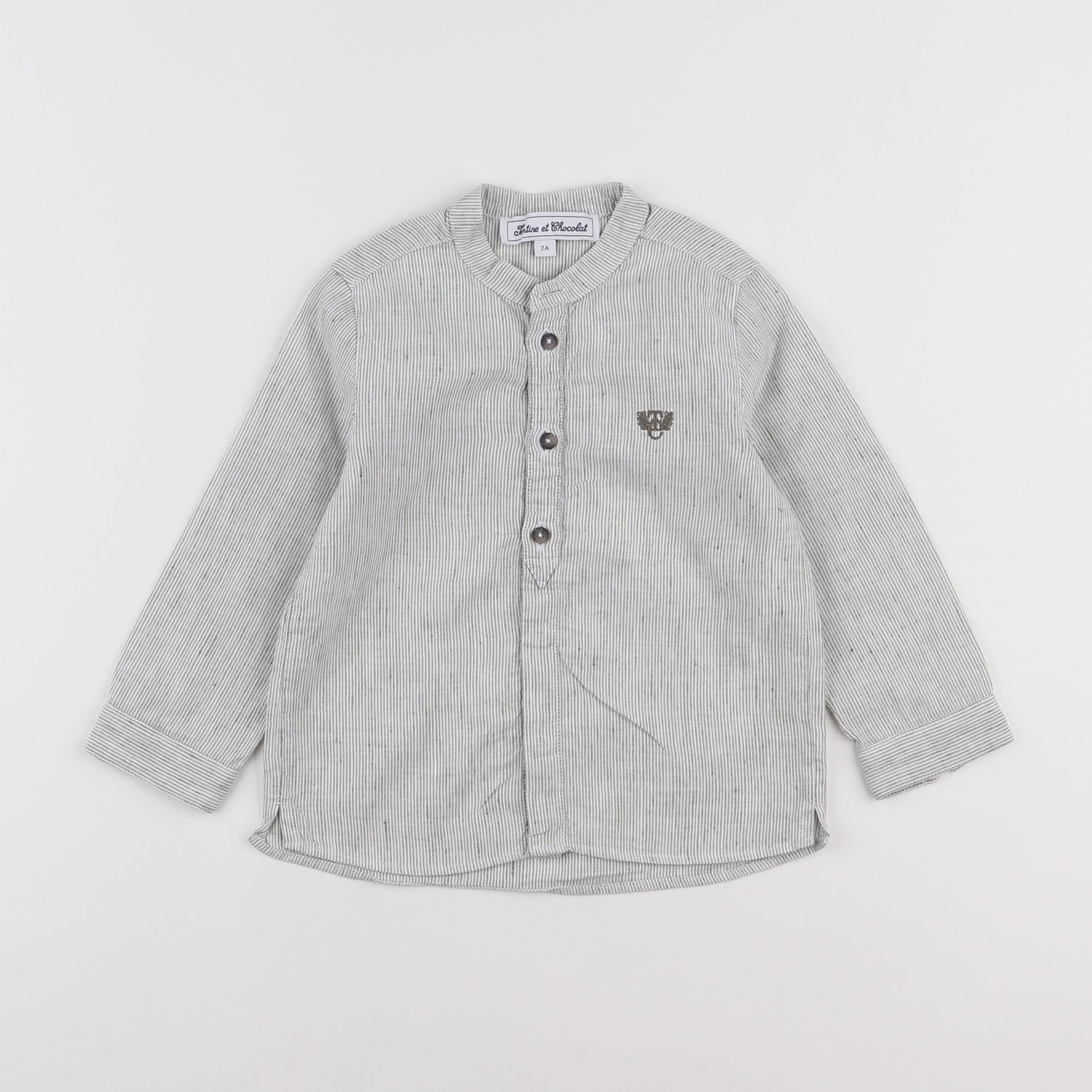 Tartine & Chocolat - chemise gris - 2 ans