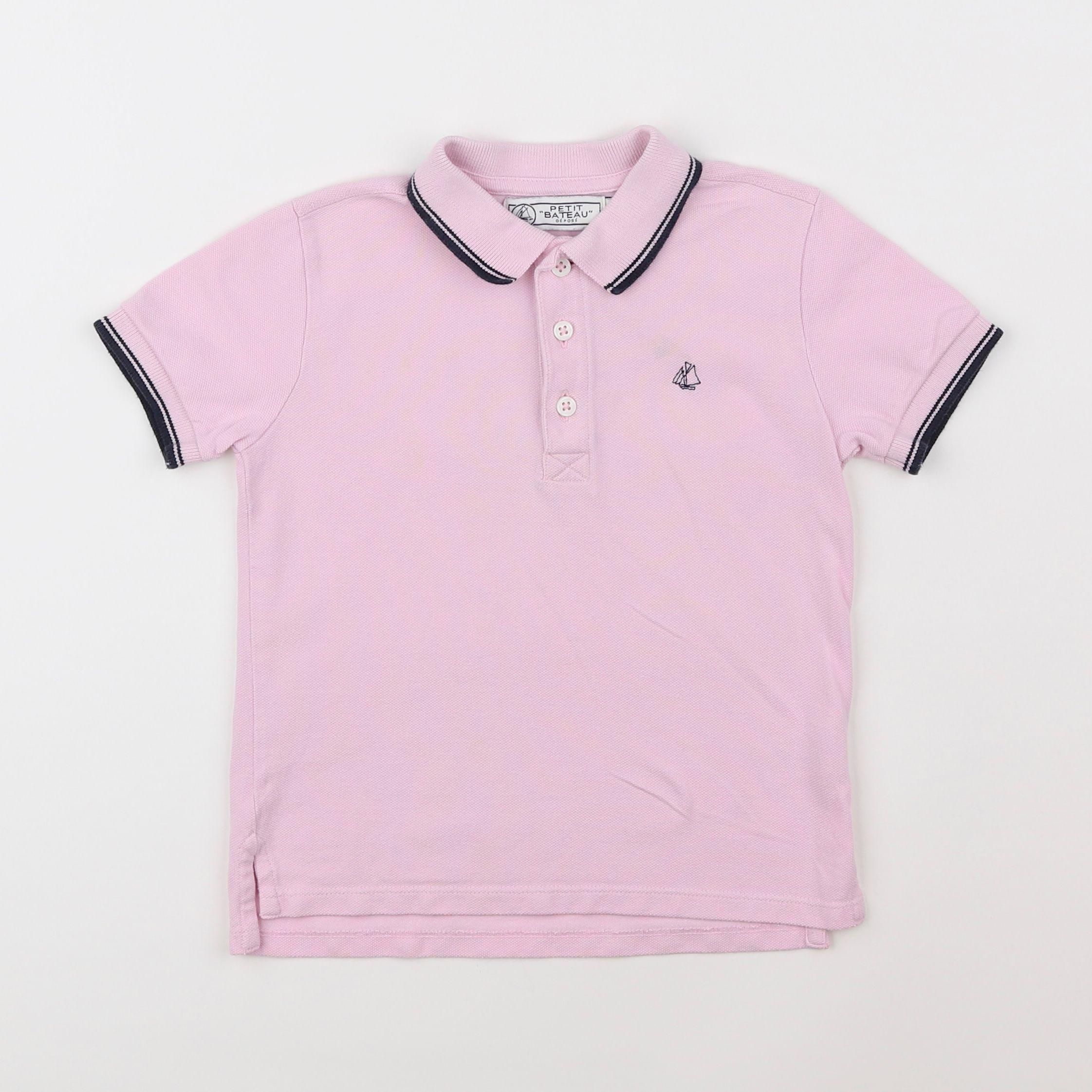 Petit Bateau - polo rose - 4 ans