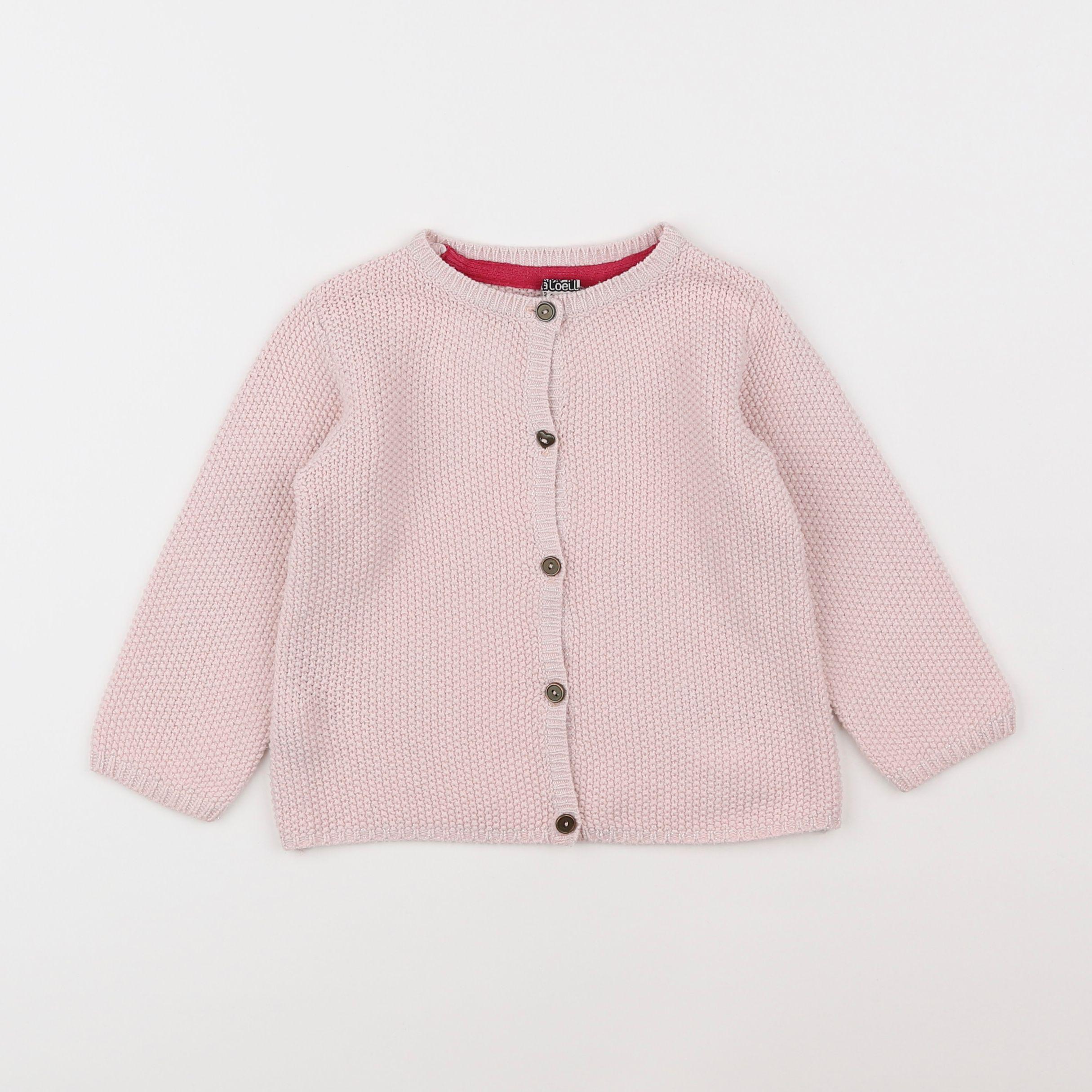 Tape à l'oeil - gilet rose - 2 ans