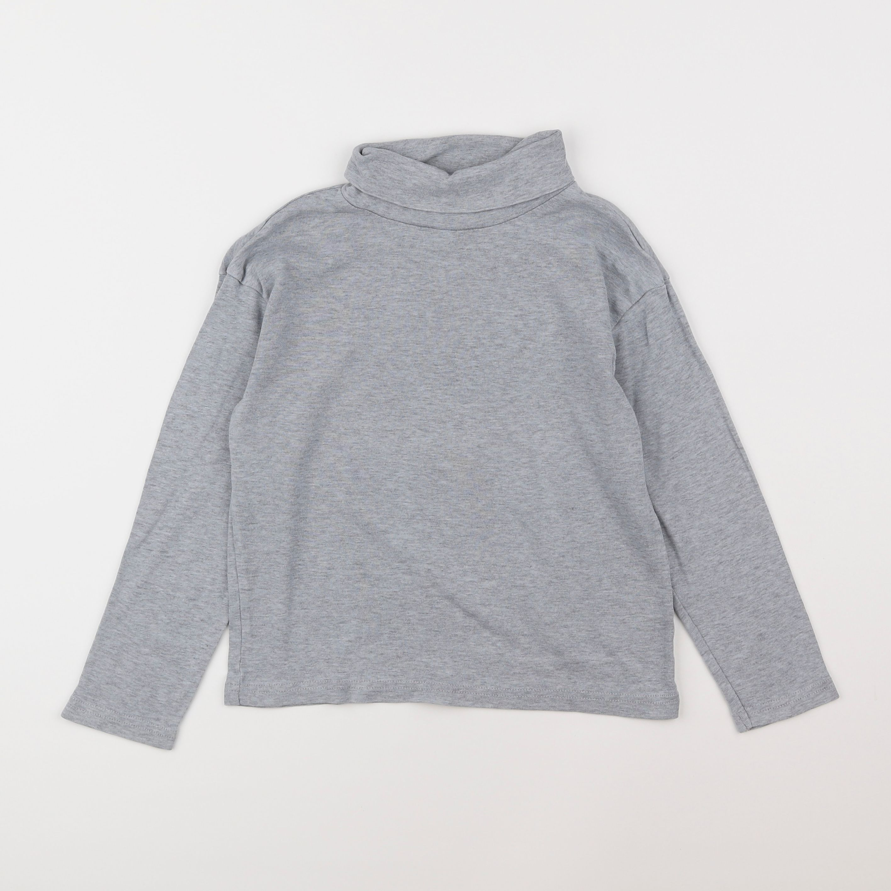 Vertbaudet - sous-pull gris - 8 ans