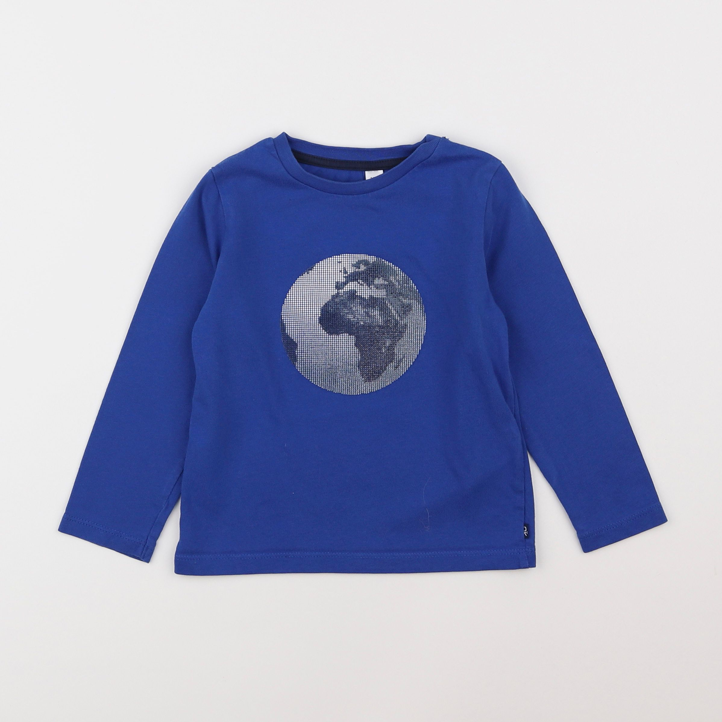 Okaidi - tee-shirt bleu - 3 ans