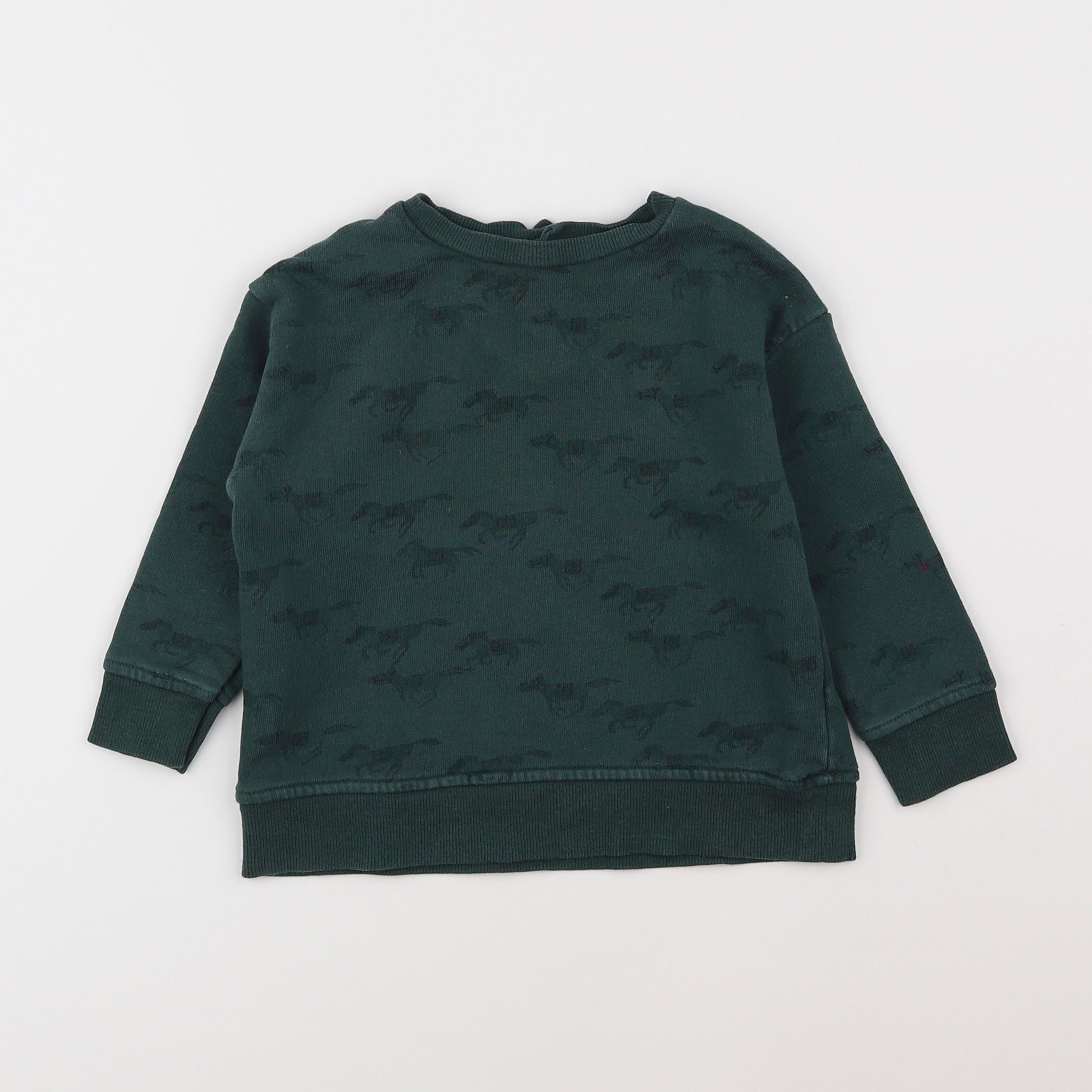 Mango - sweat vert - 18 mois à 2 ans