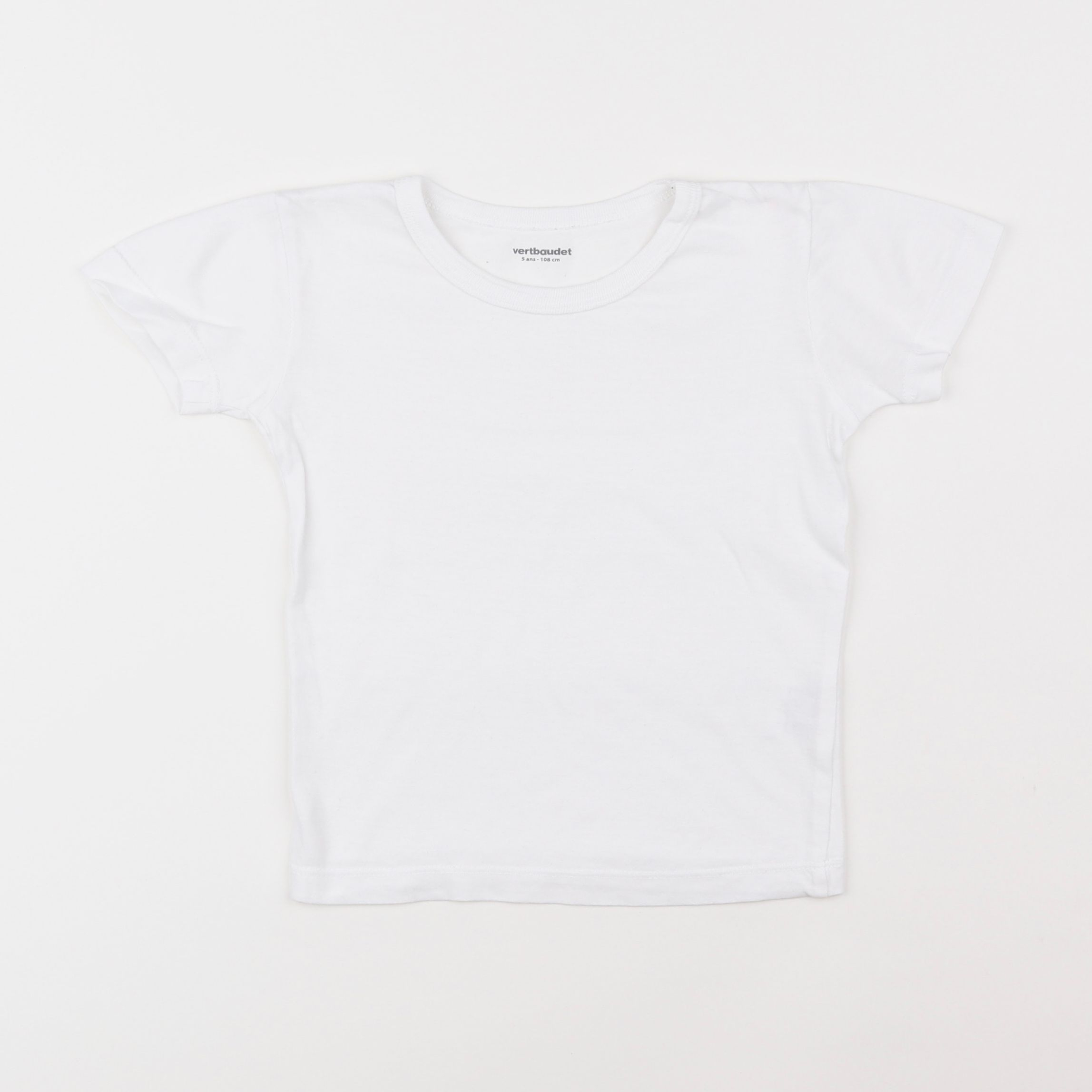 Vertbaudet - maillot de corps blanc - 5 ans