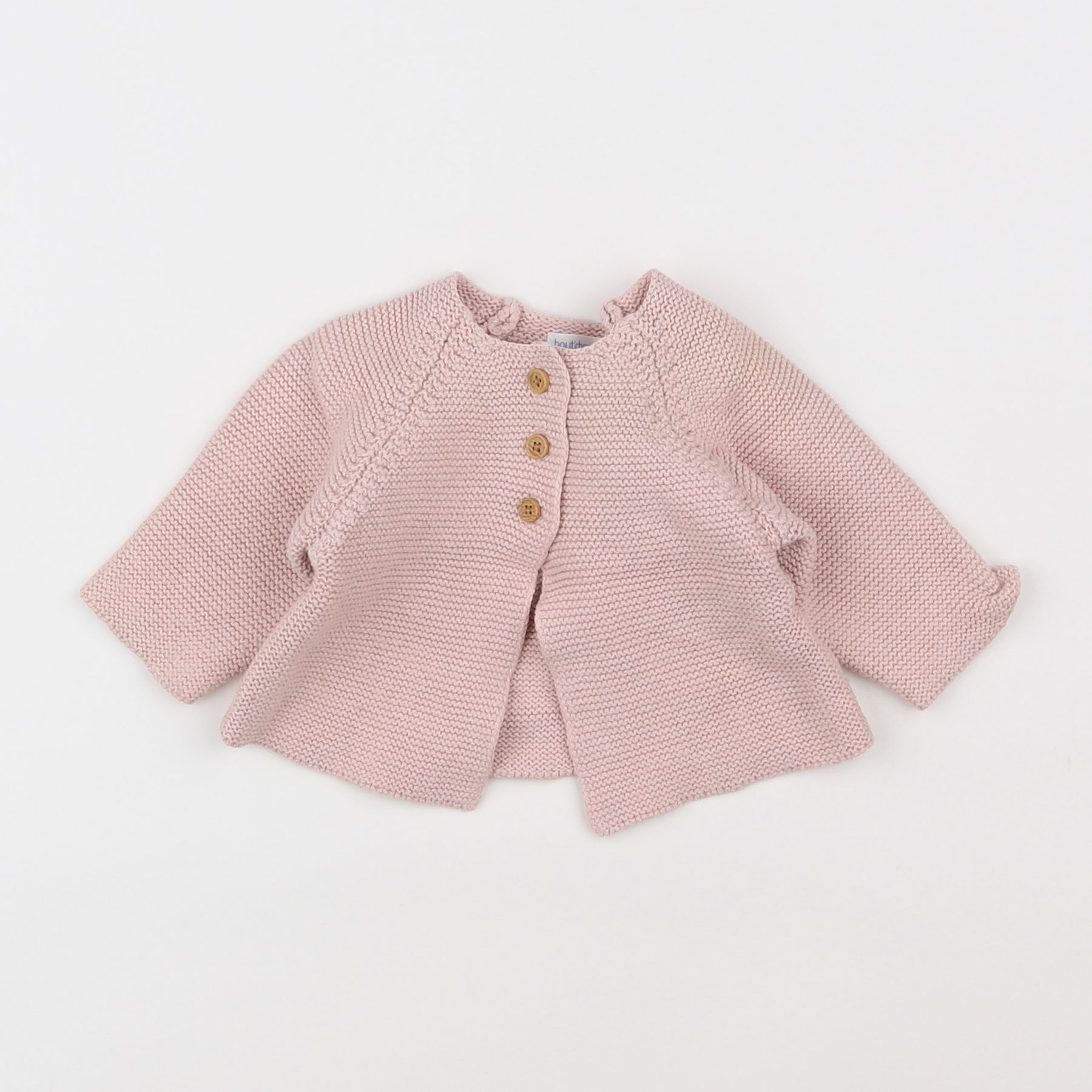 Boutchou - gilet rose - 1 mois