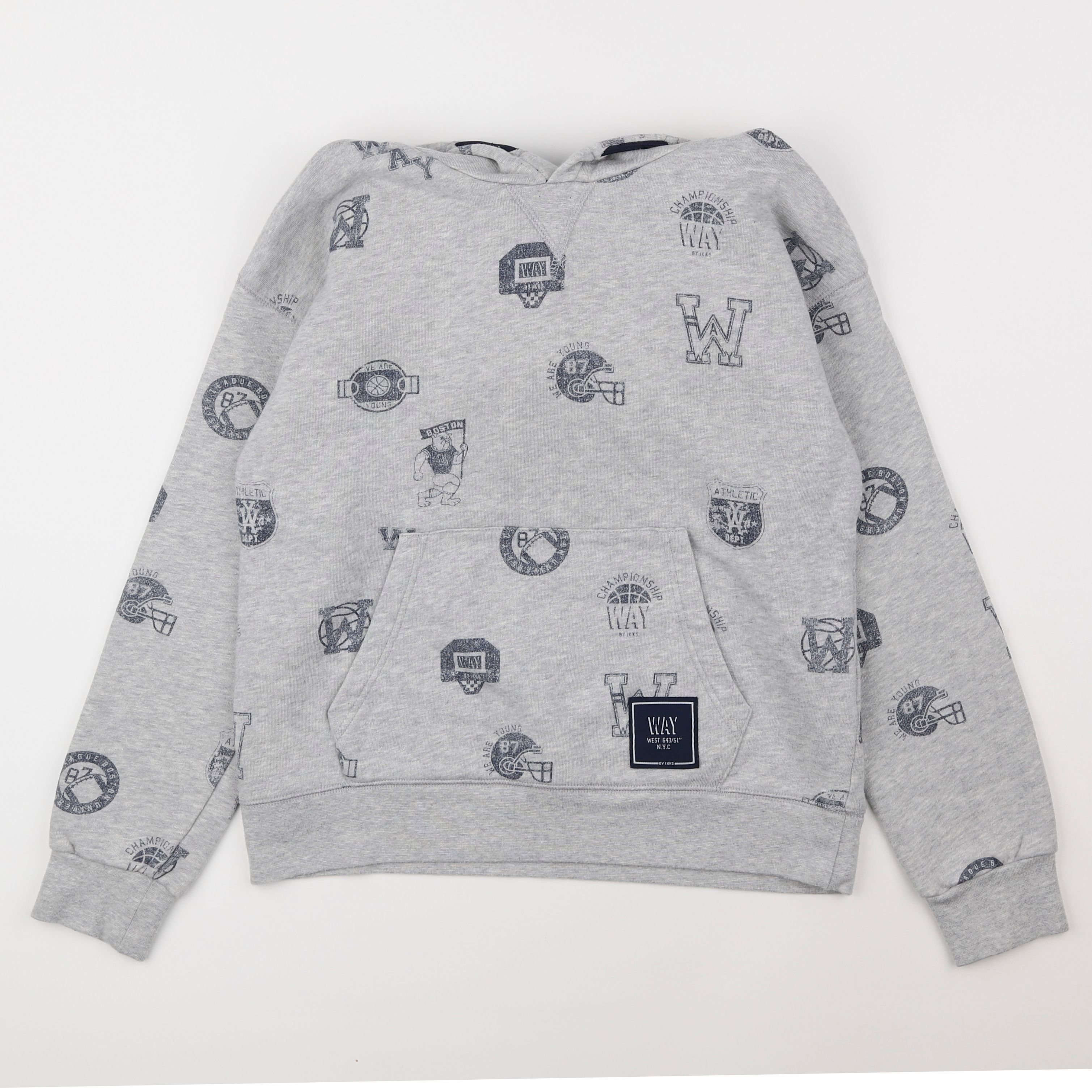 IKKS - sweat gris - 12 ans