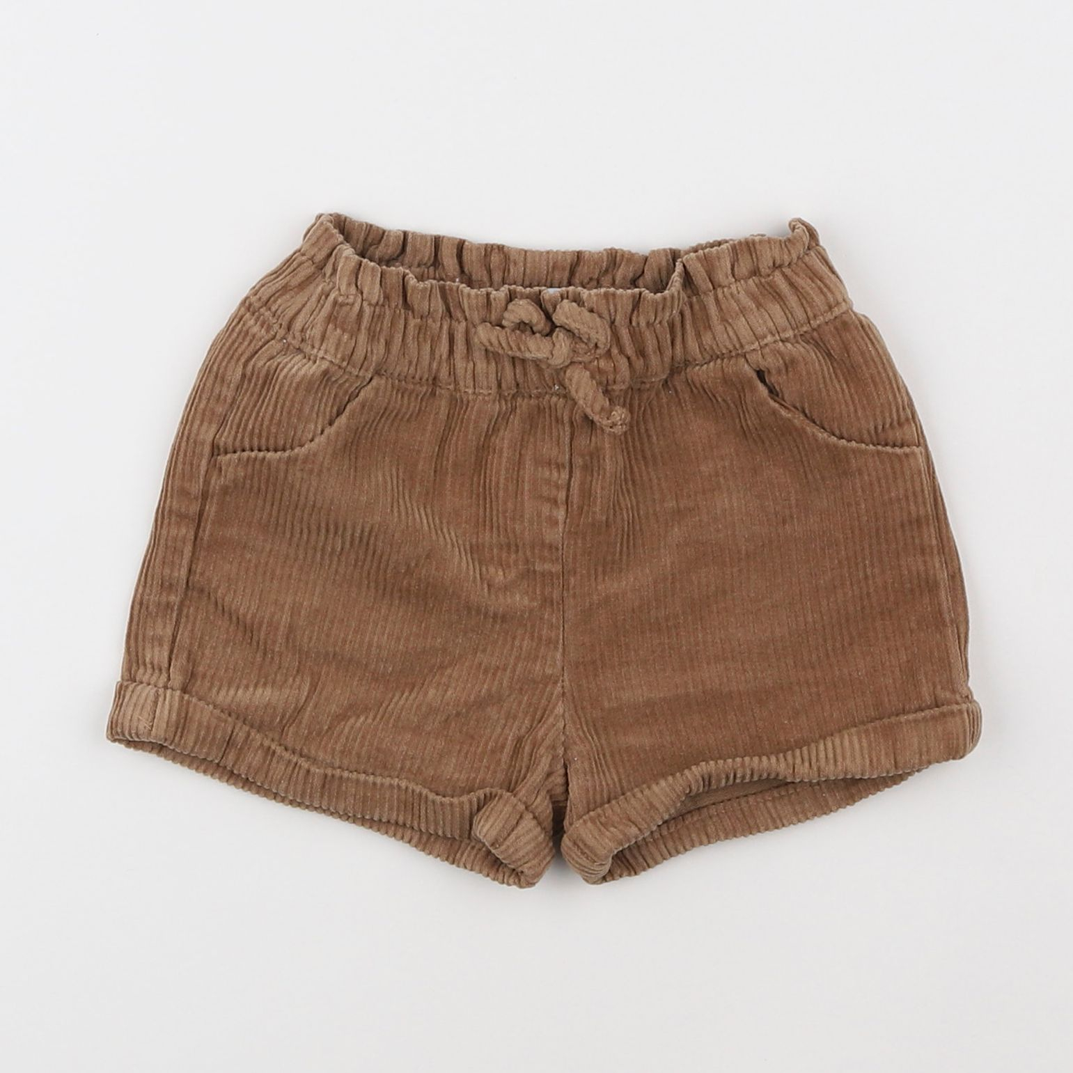 Vertbaudet - short marron - 12 mois