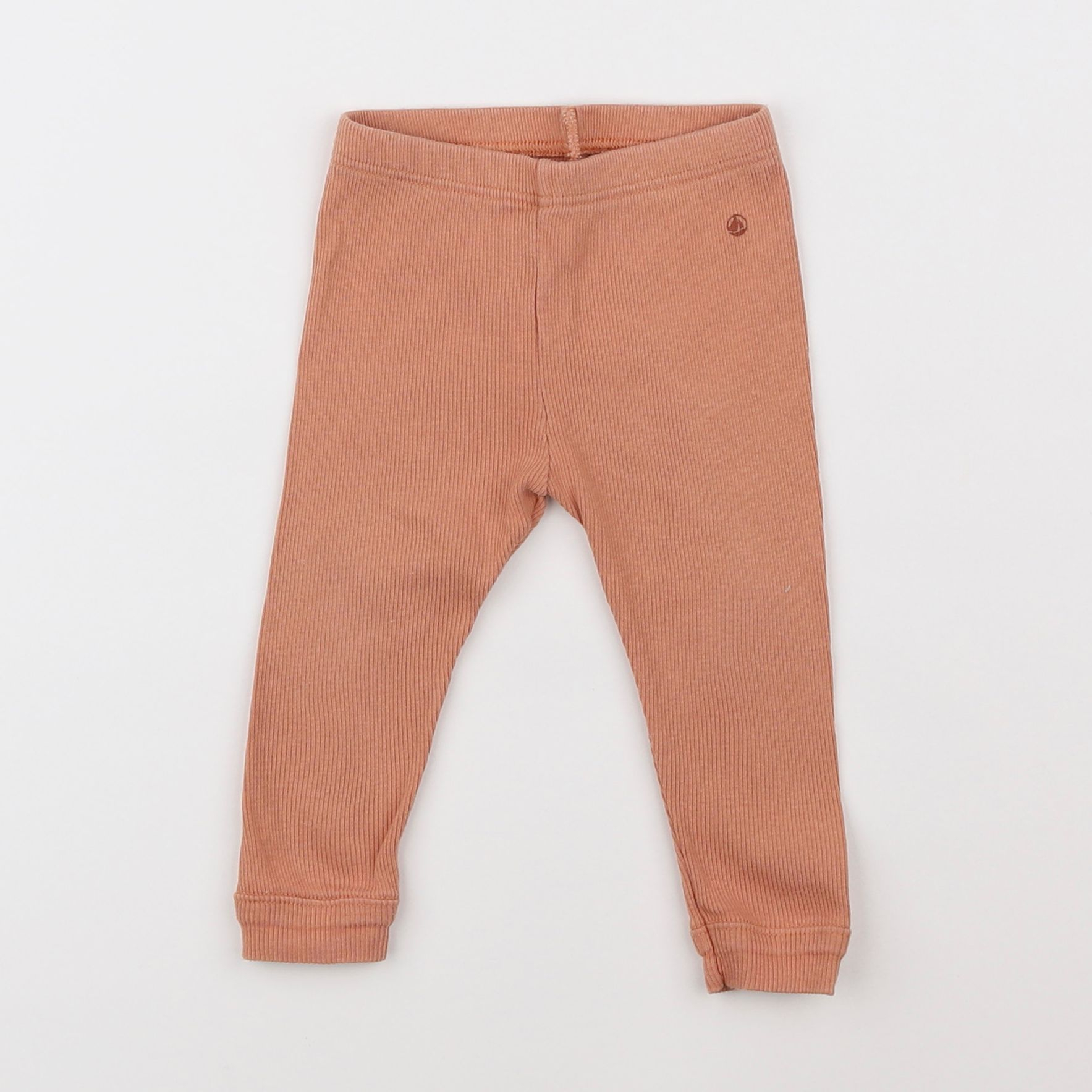 Petit Bateau - legging orange - 12 mois