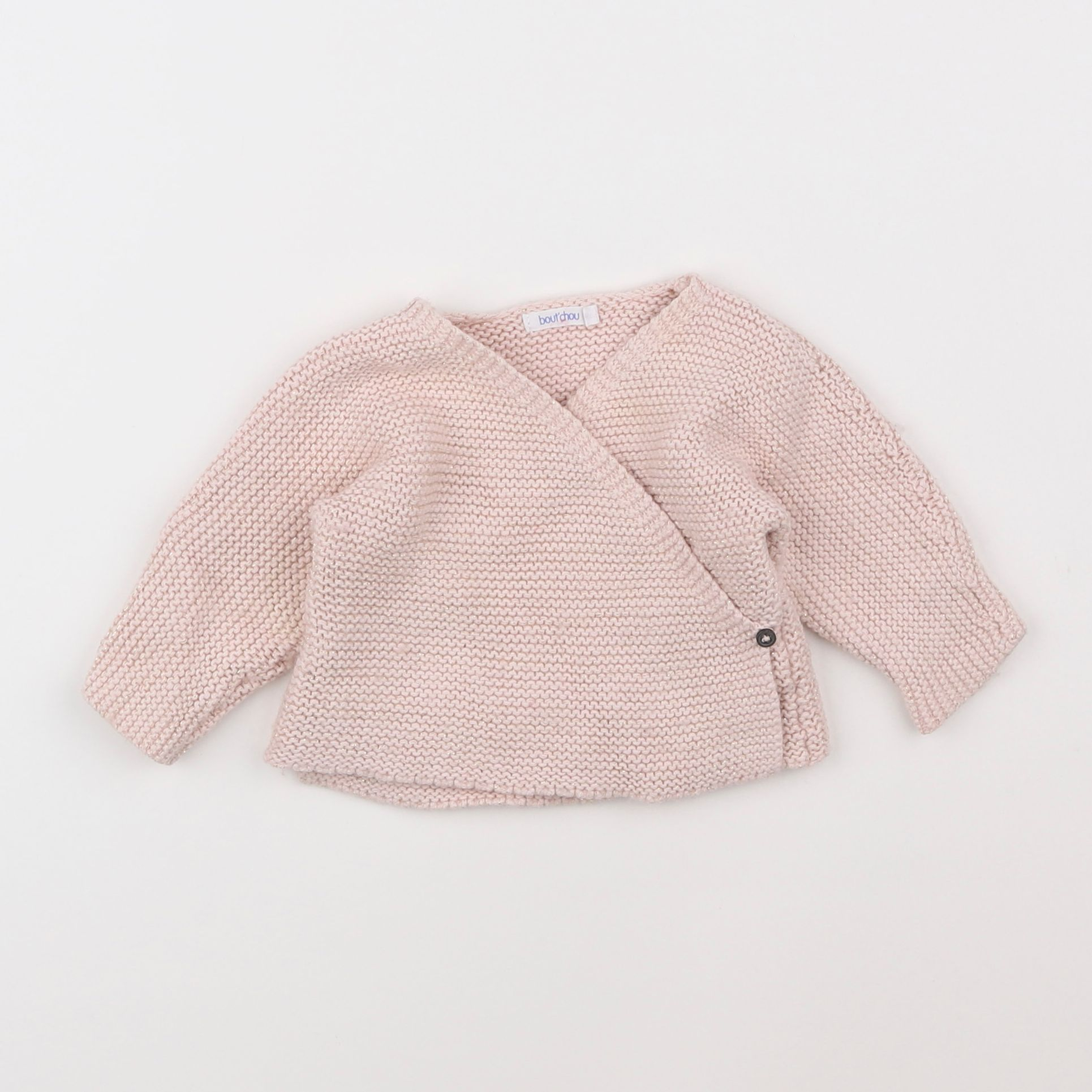 Boutchou - gilet rose - 3 mois