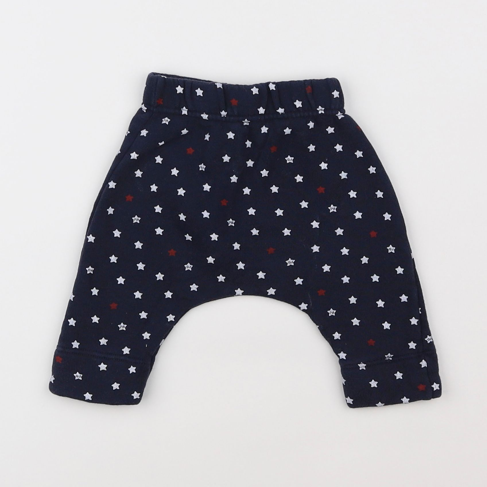 Petit Bateau - sarouel bleu - 3 mois