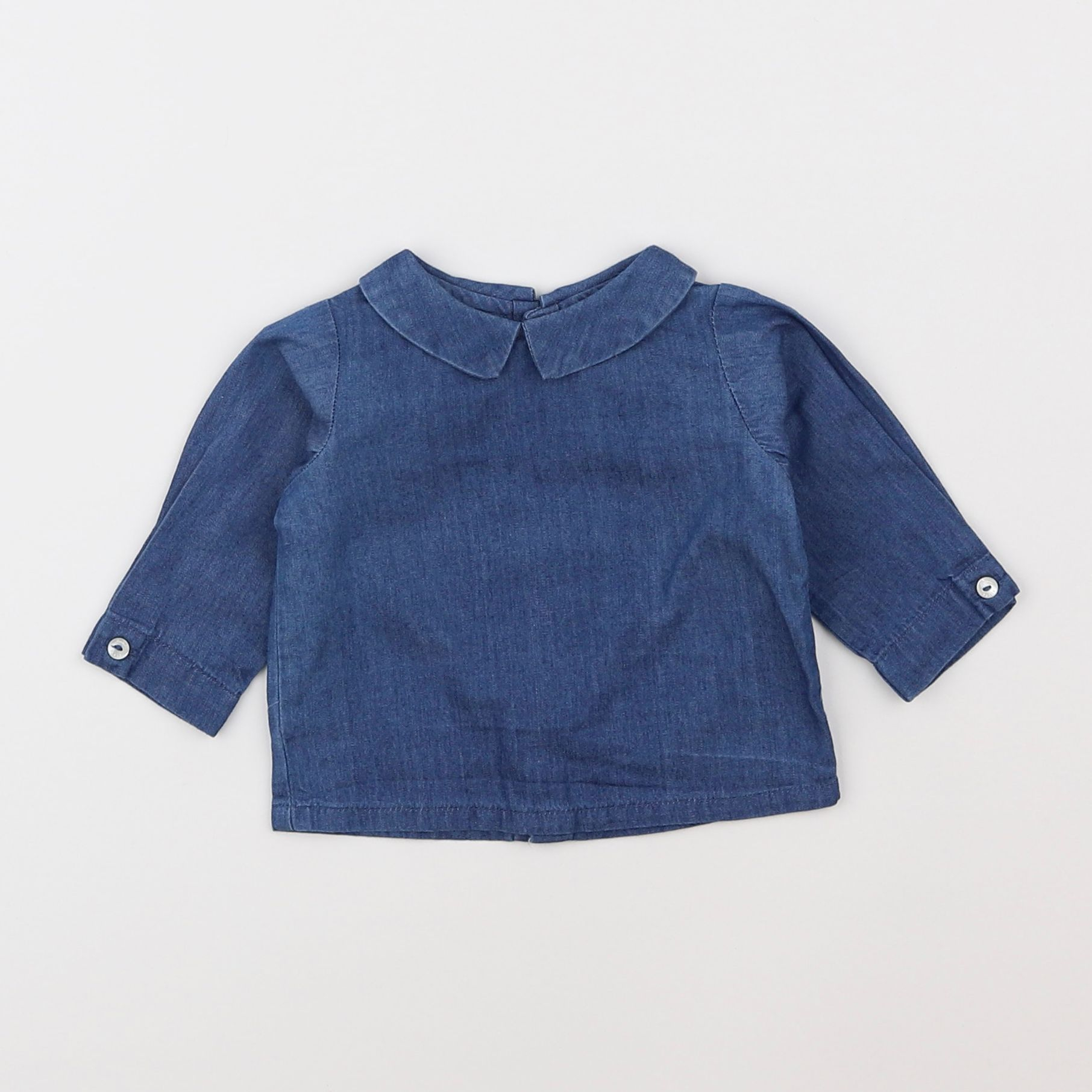 Jacadi - blouse bleu - 1 mois