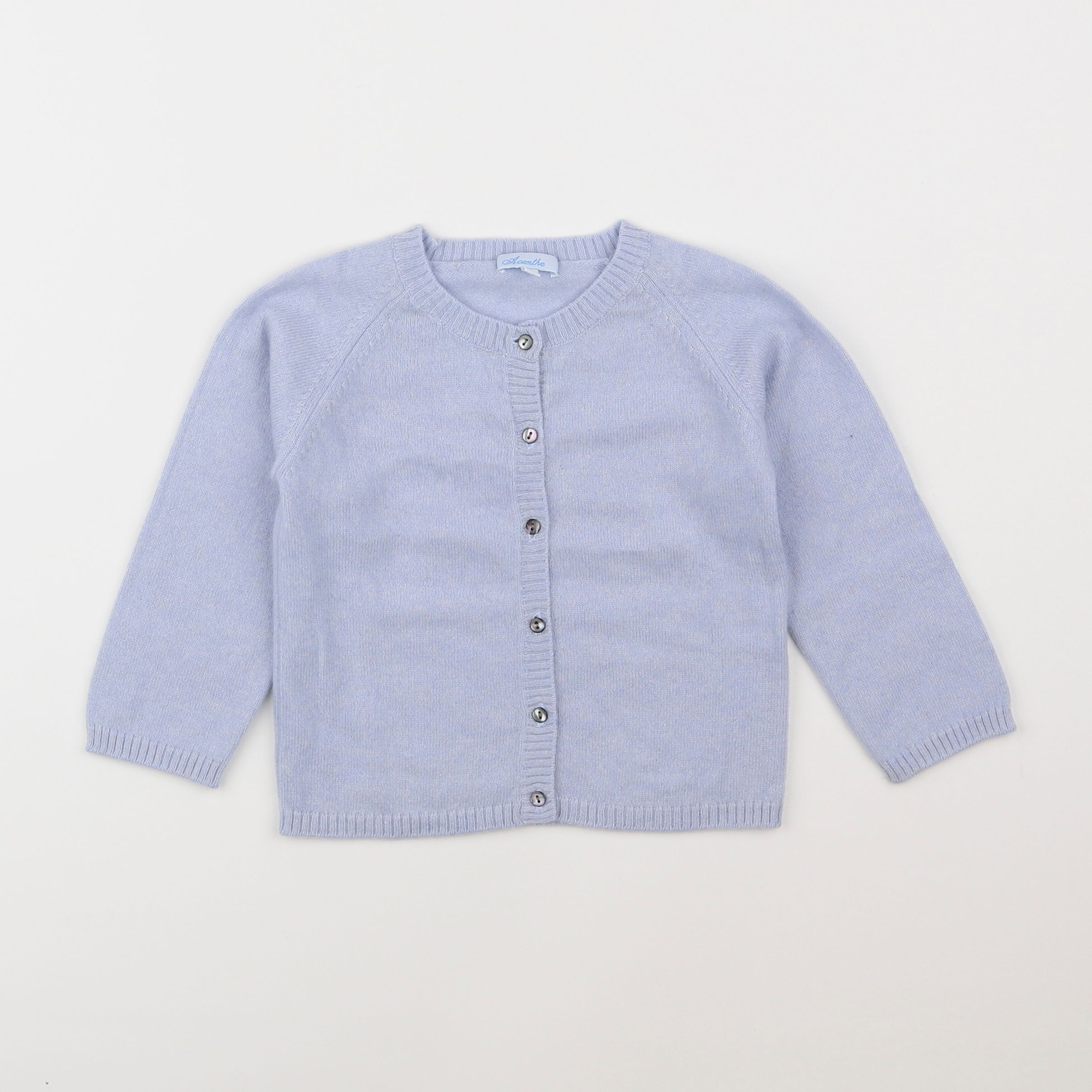 Acanthe - gilet bleu - 2 ans