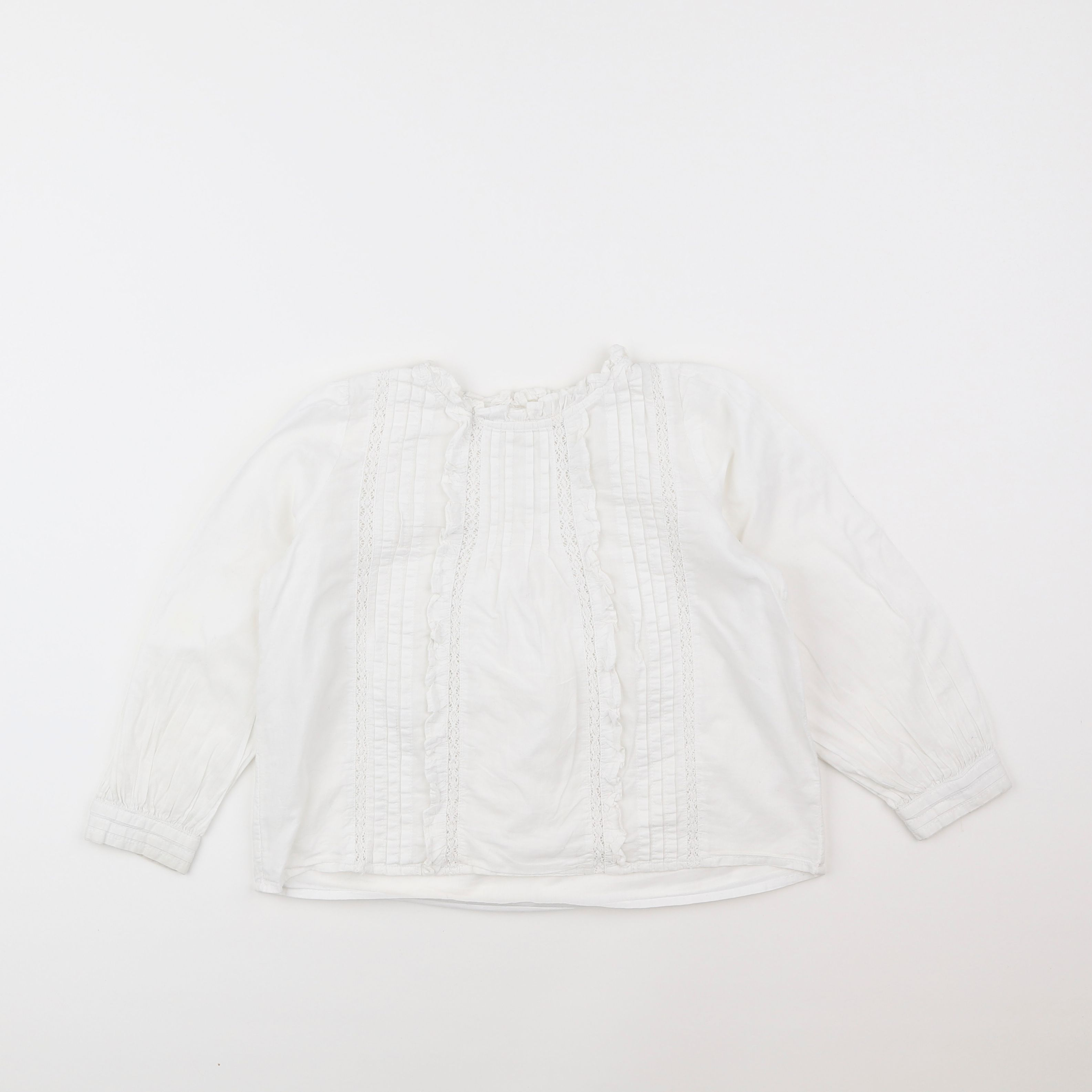 Monoprix - blouse blanc - 6 ans