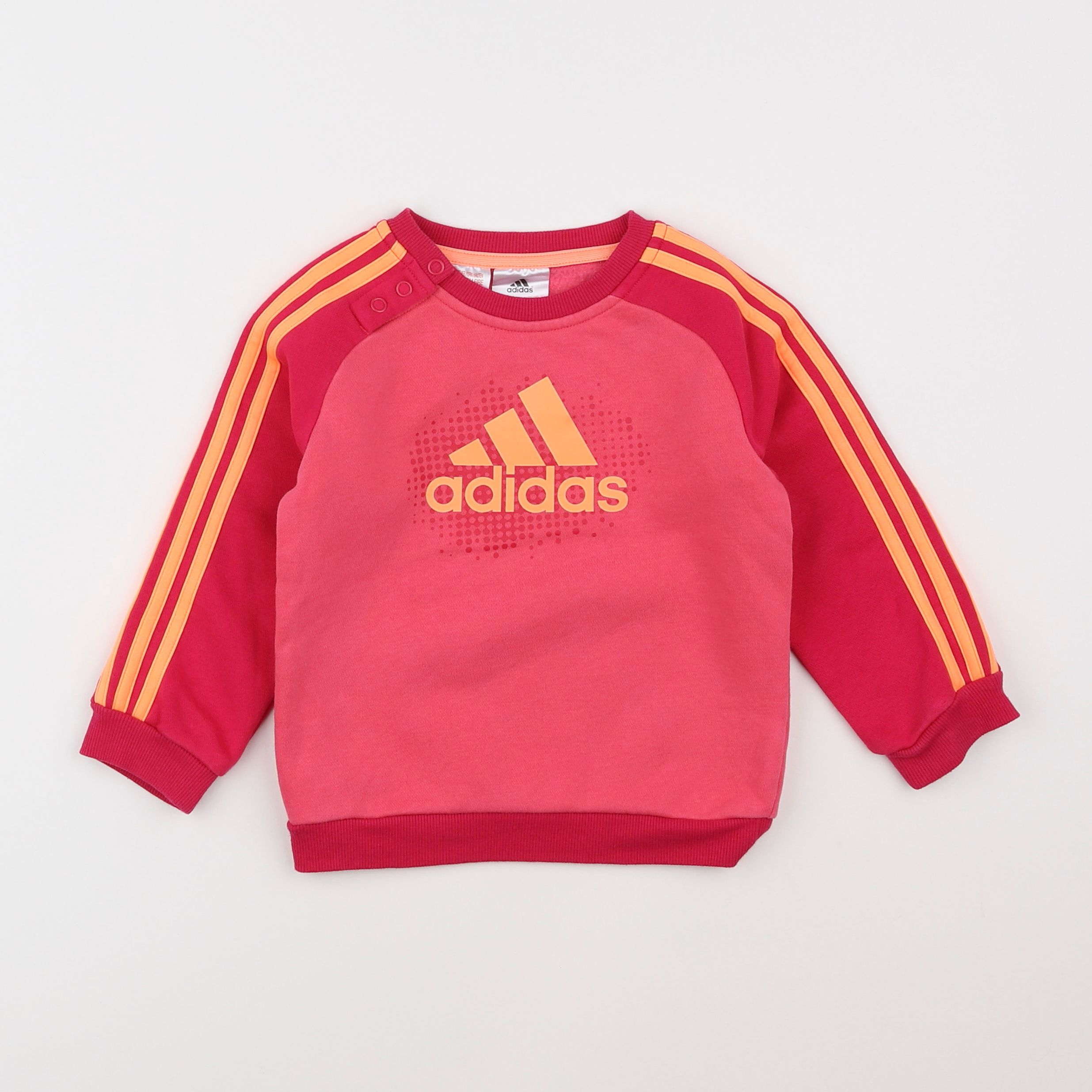 Adidas - sweat rose - 12/18 mois