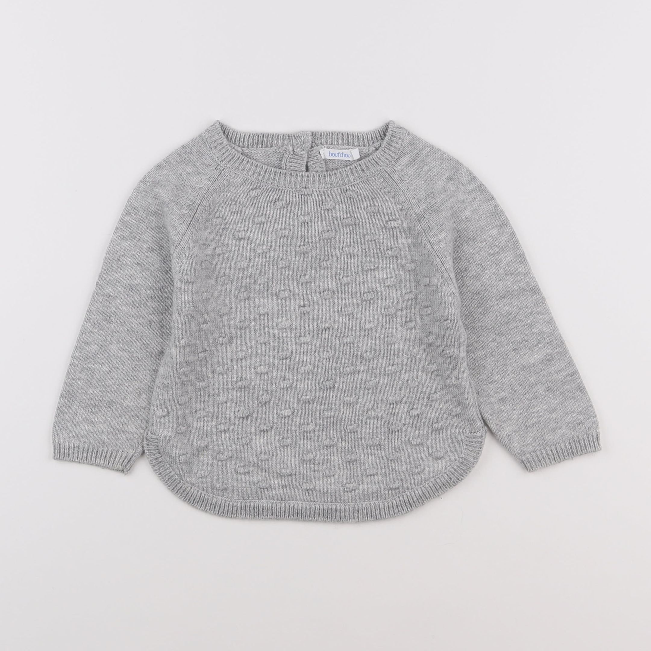 Boutchou - pull gris - 18 mois