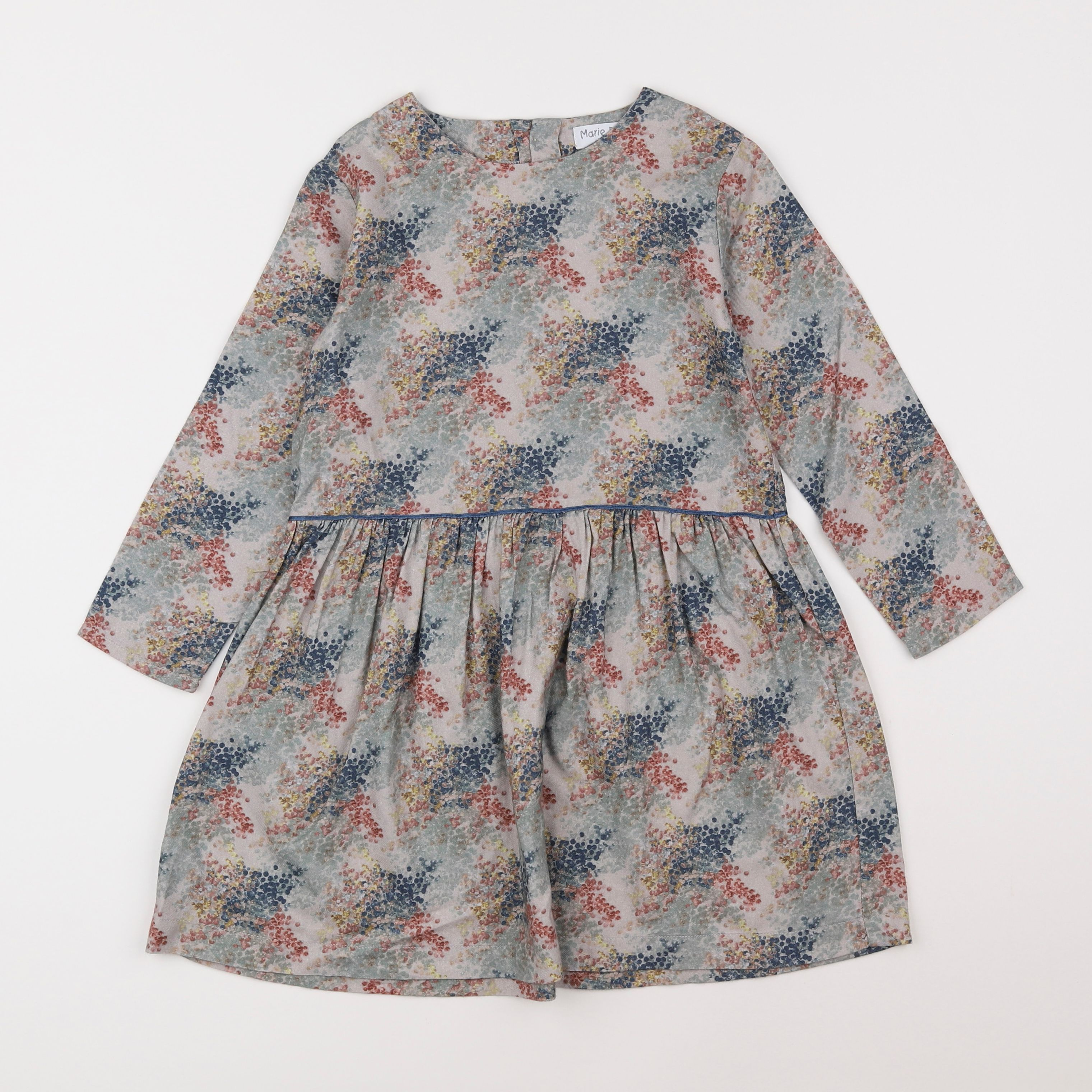 Marie Puce - robe gris - 6 ans