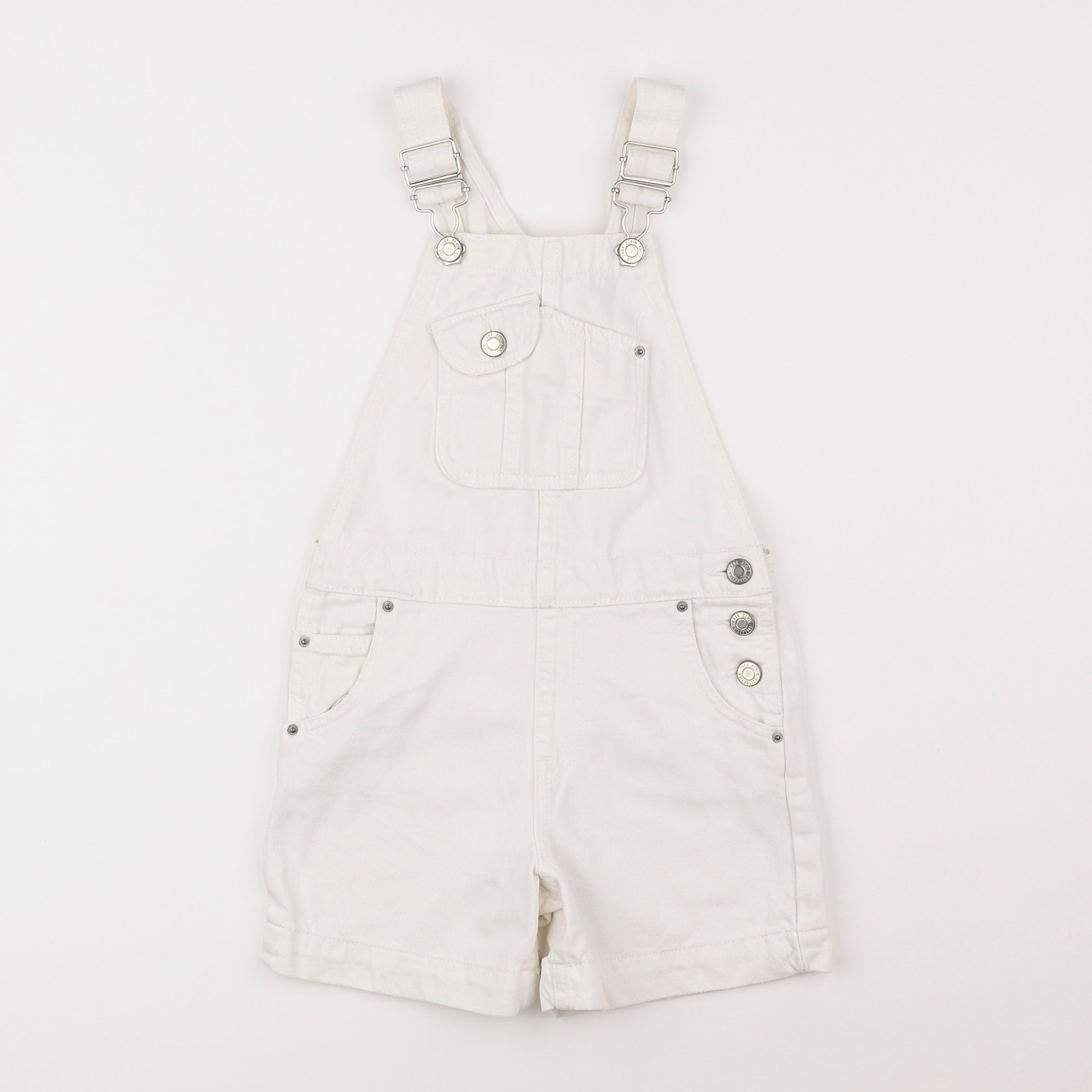 Zara - salopette blanc - 7 ans