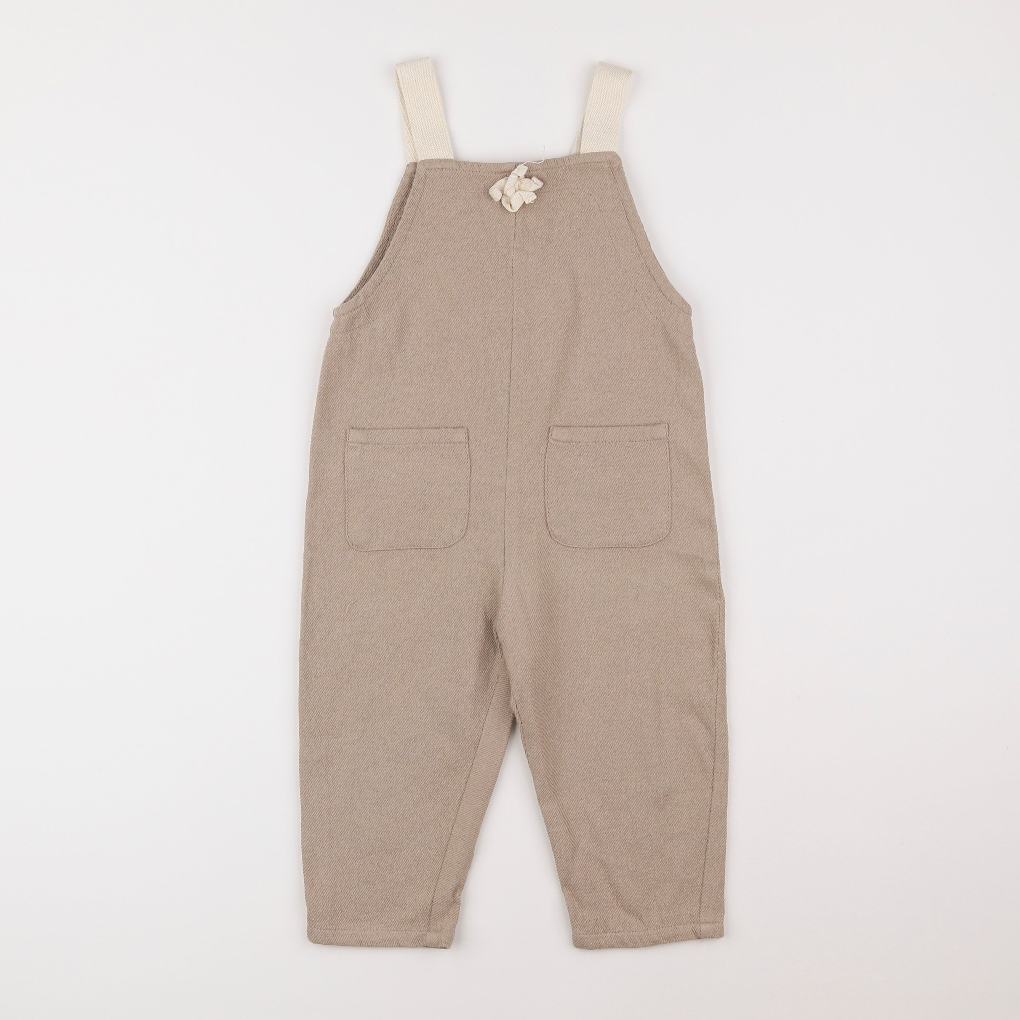 Zara - salopette beige - 3/4 ans