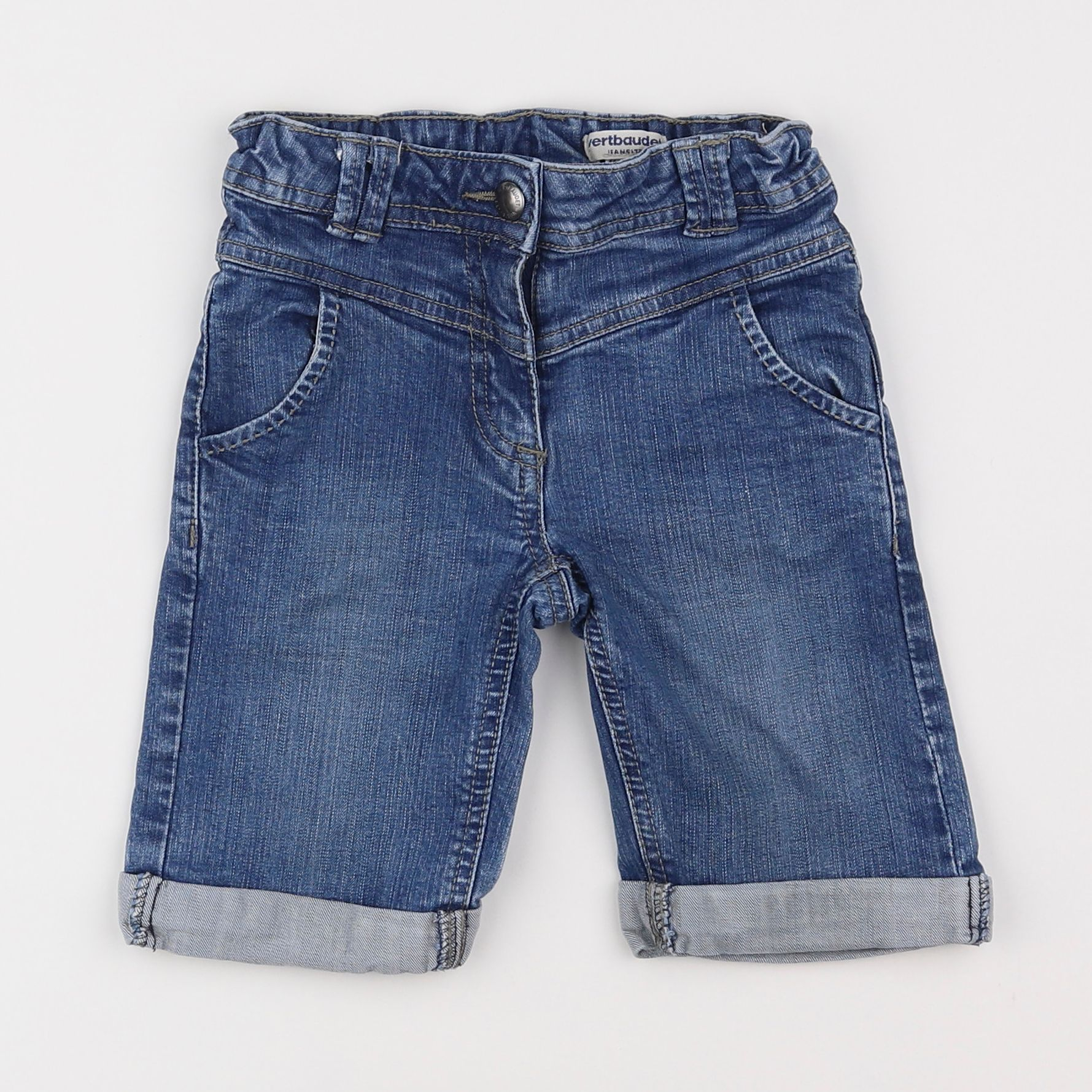 Vertbaudet - short bleu - 6 ans